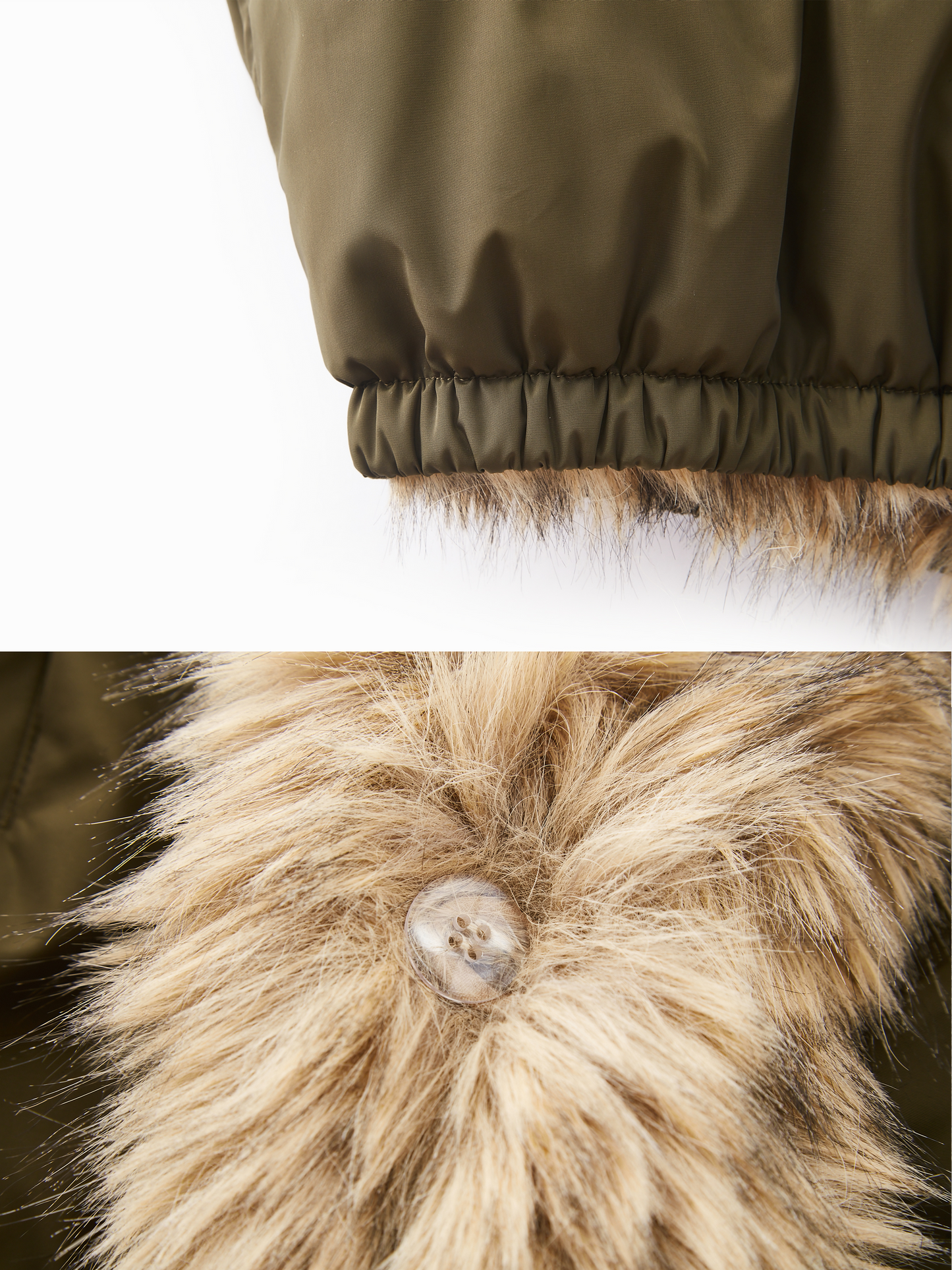 The Two-way Cropped Faux-Fur Jacket