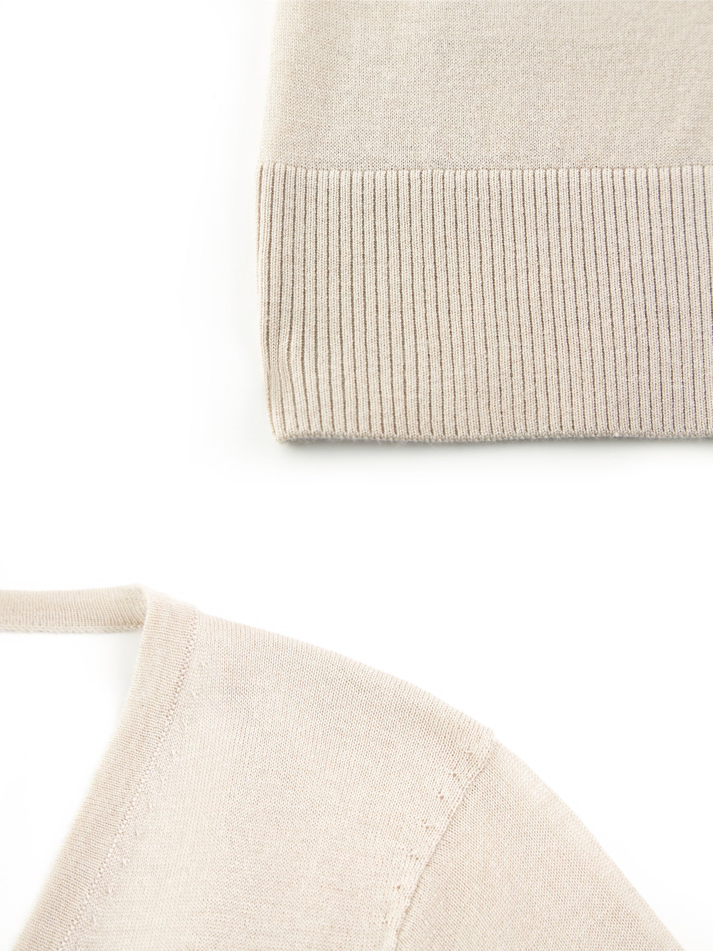 V-neck Open Back Knit Cardigan