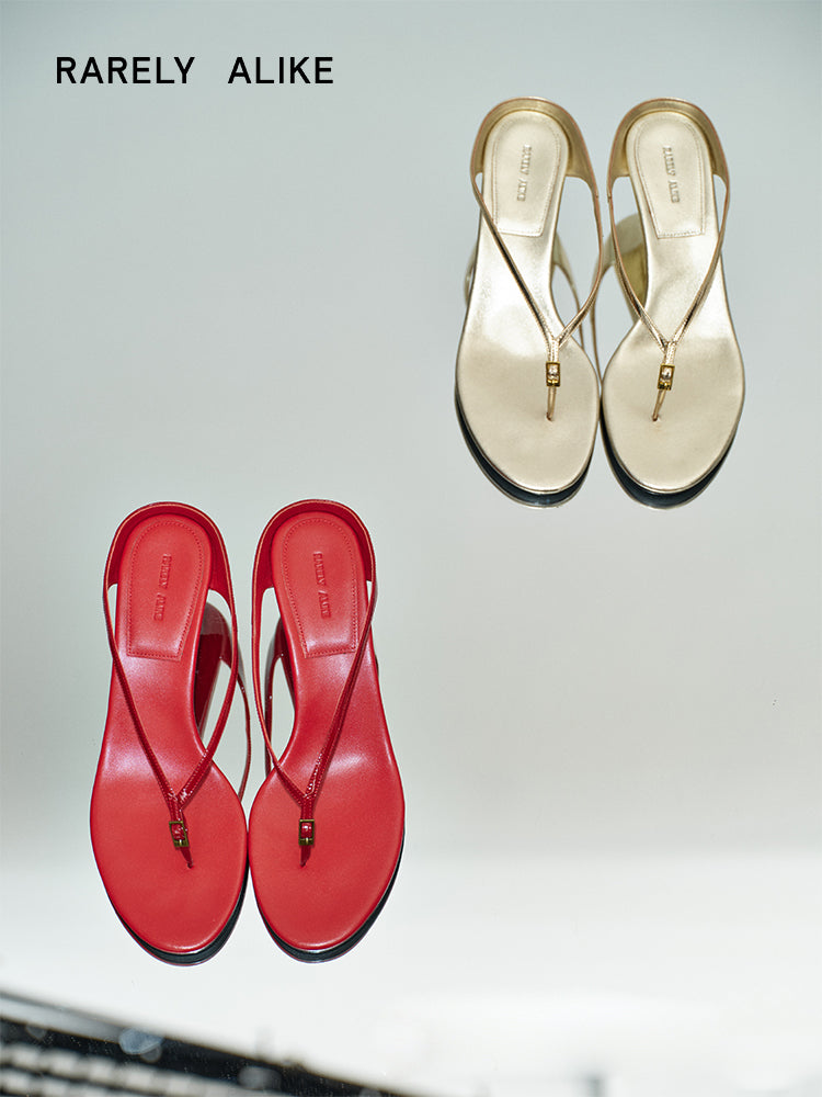 "KATE" Wedge Flip Sandals