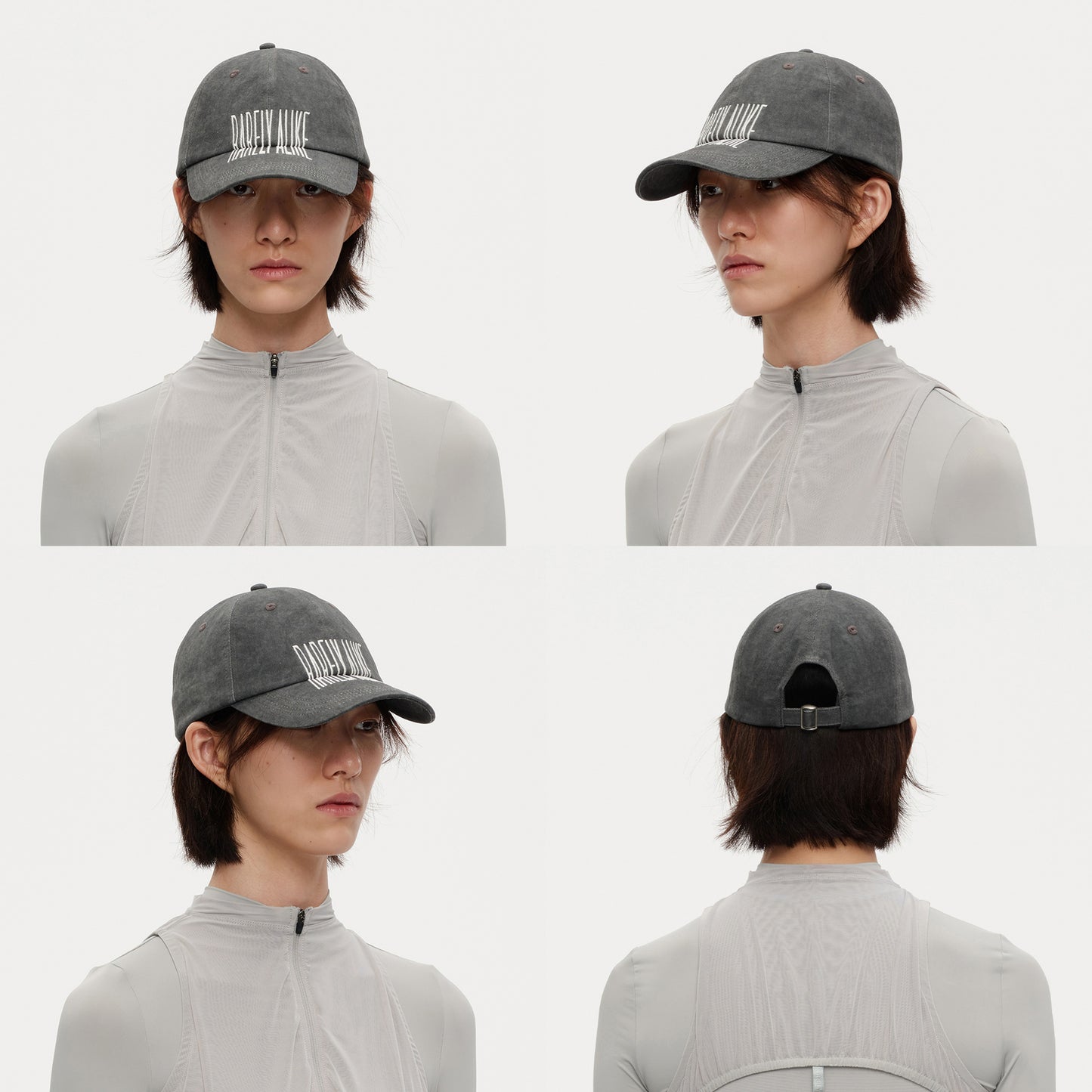 The Distressed Logo Embroidered Cap