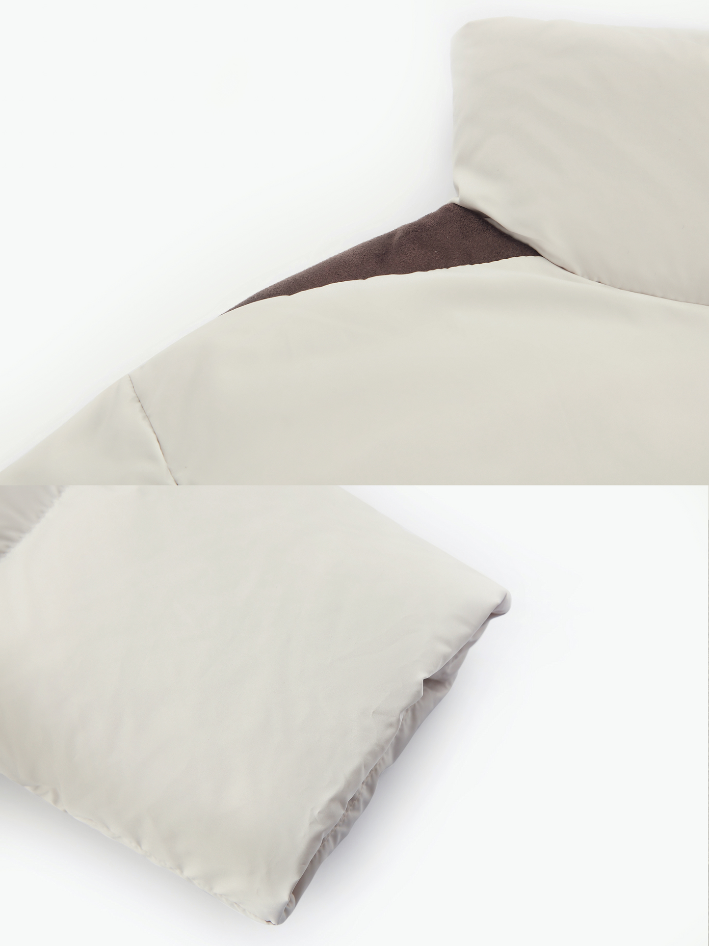 The Zip-up Cropped Down Jacket