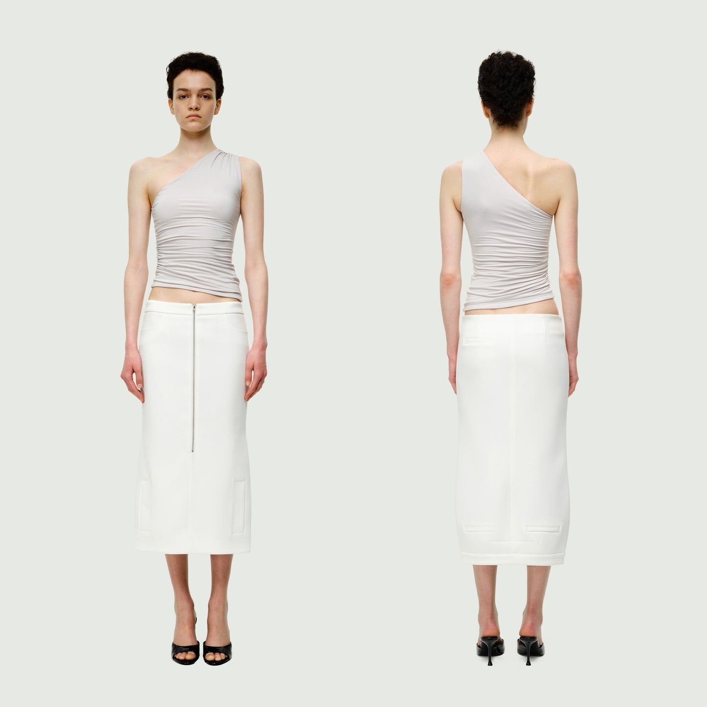 "The Hourglass" Two-way Tailored Skirt