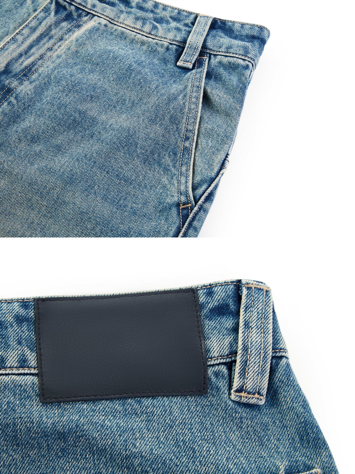 KINI15 Low-Crotch Flared Jeans