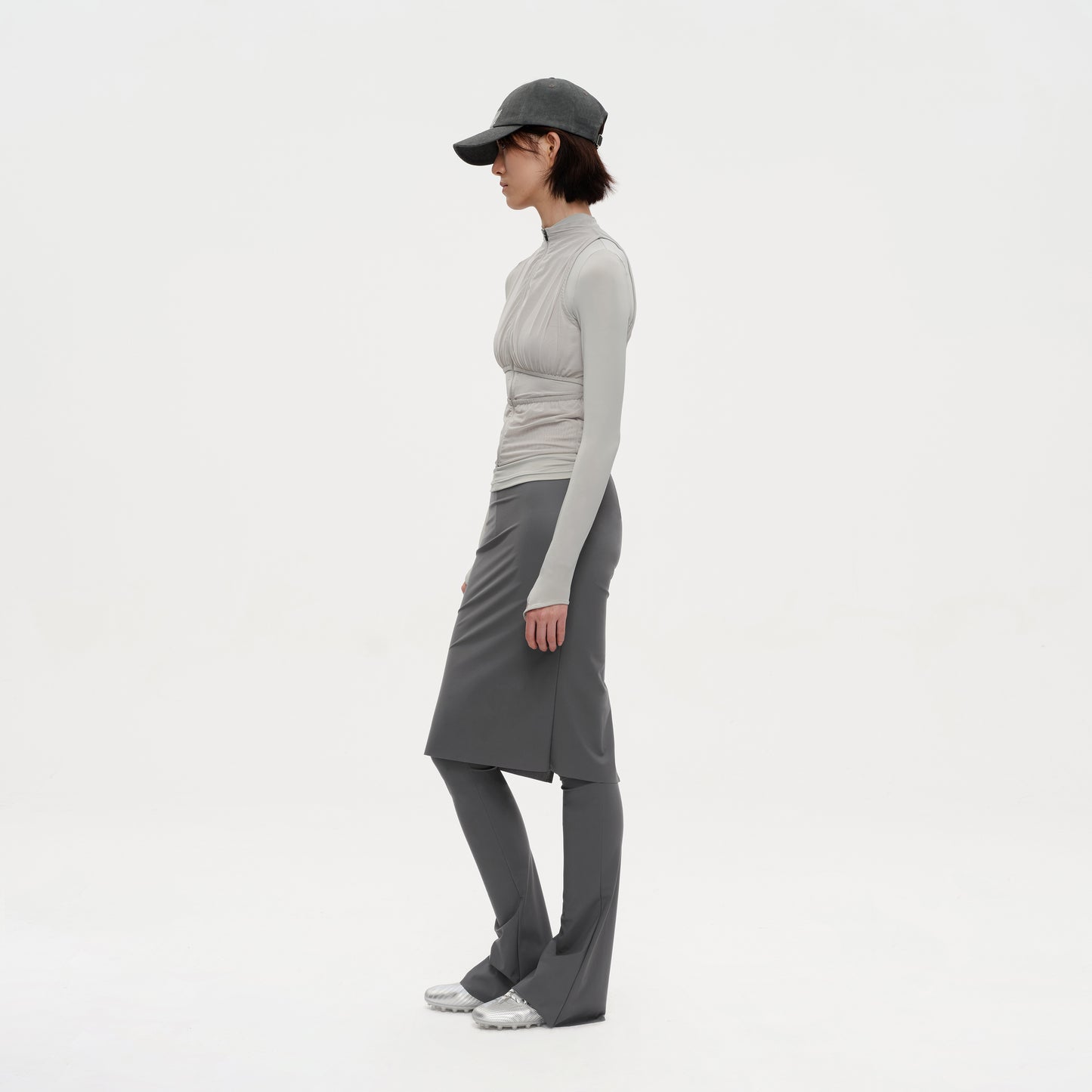 The Flared Midi Skirt Pants