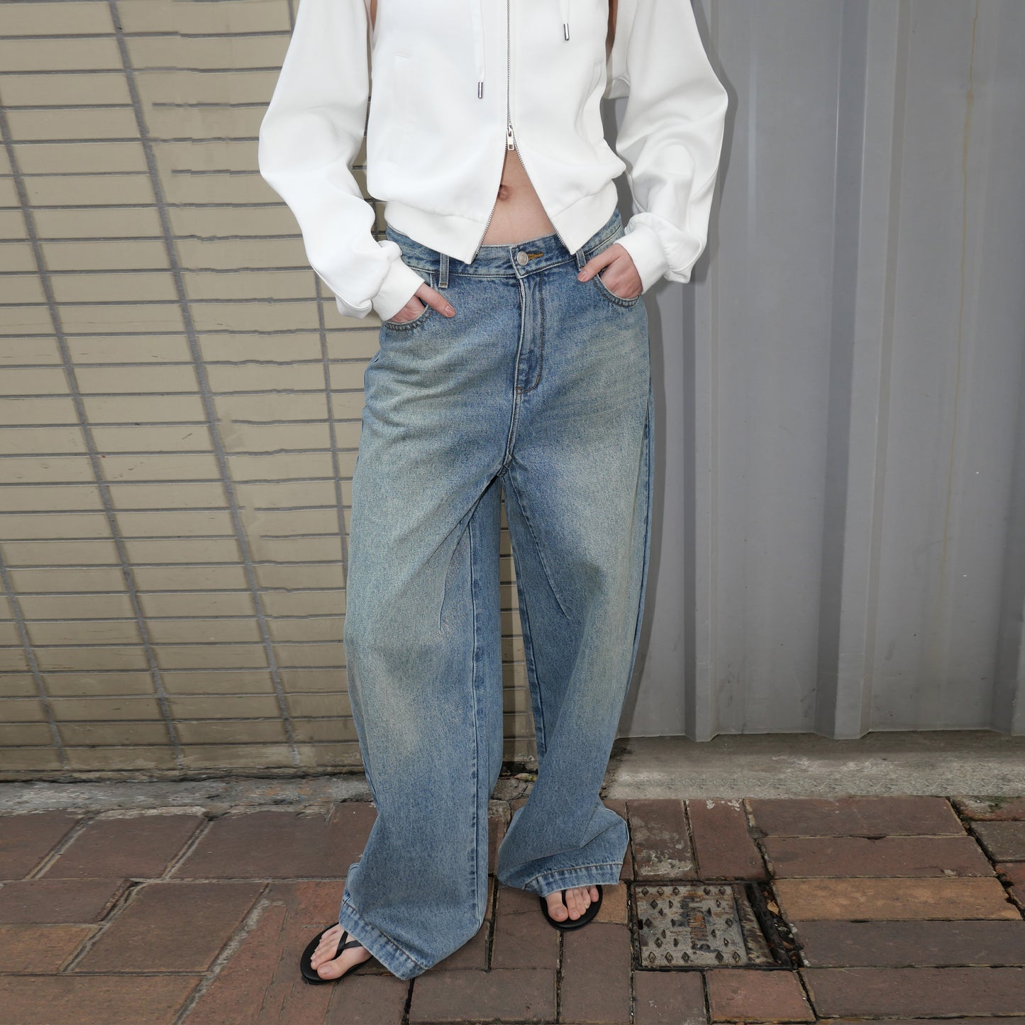 The Distressed Loose-fit Jeans