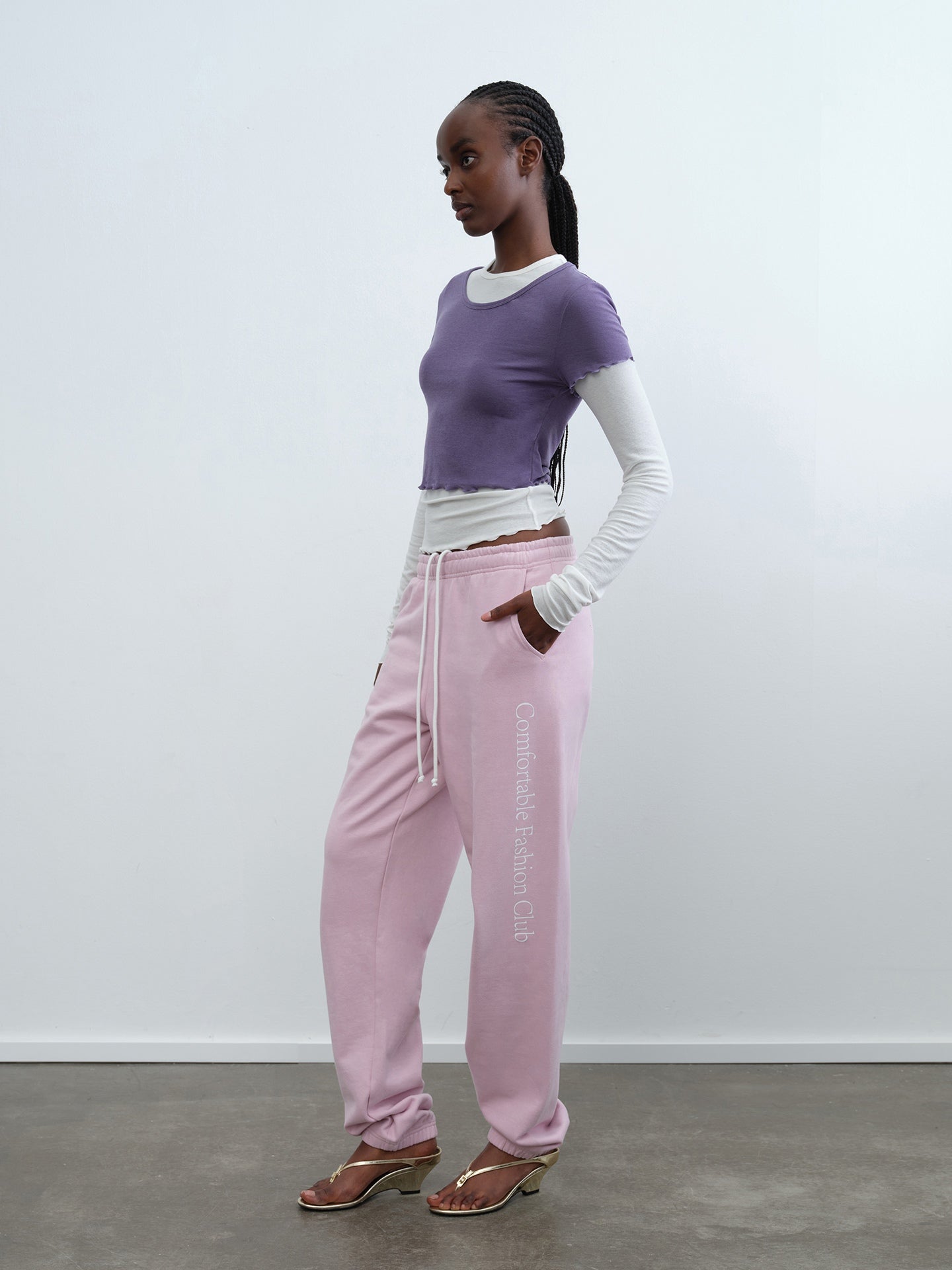 CFC Club Print Cuffed Sweatpants