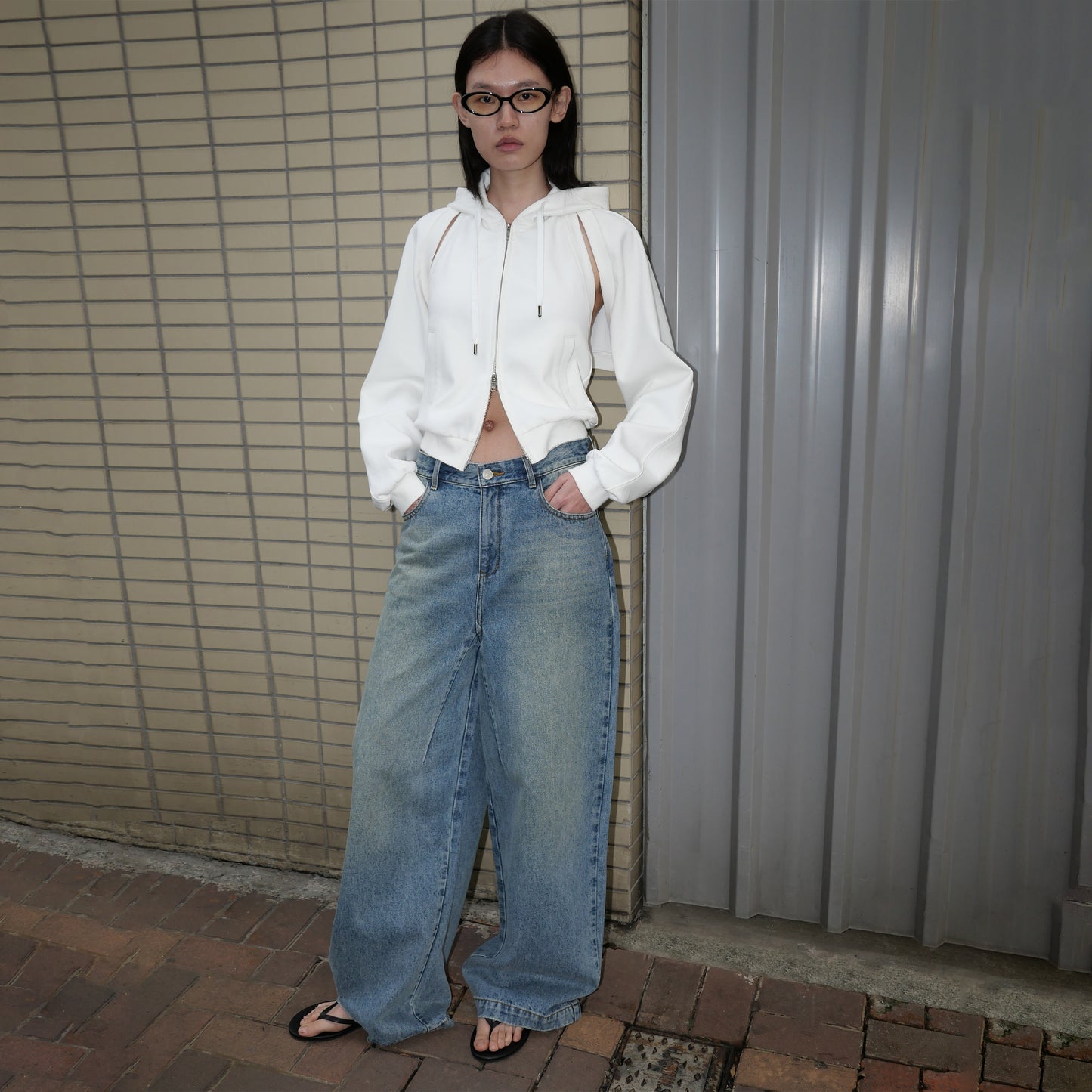 The Distressed Loose-fit Jeans