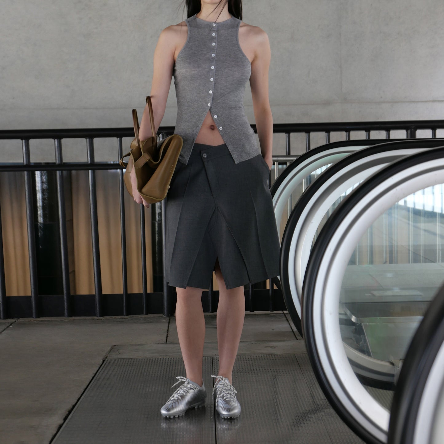 The Buttoned Knitted Top