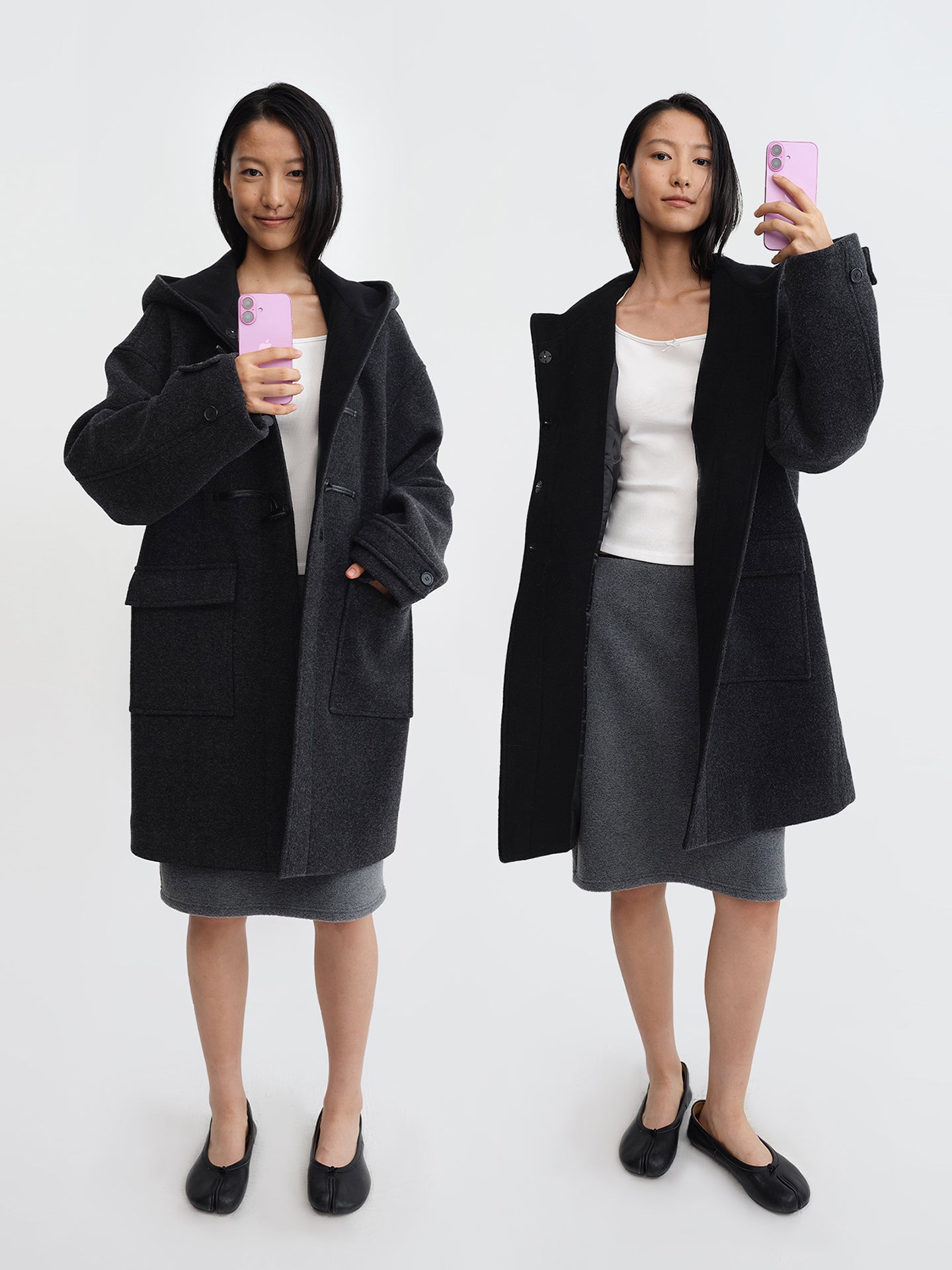 Hood Duffle Wool Coat