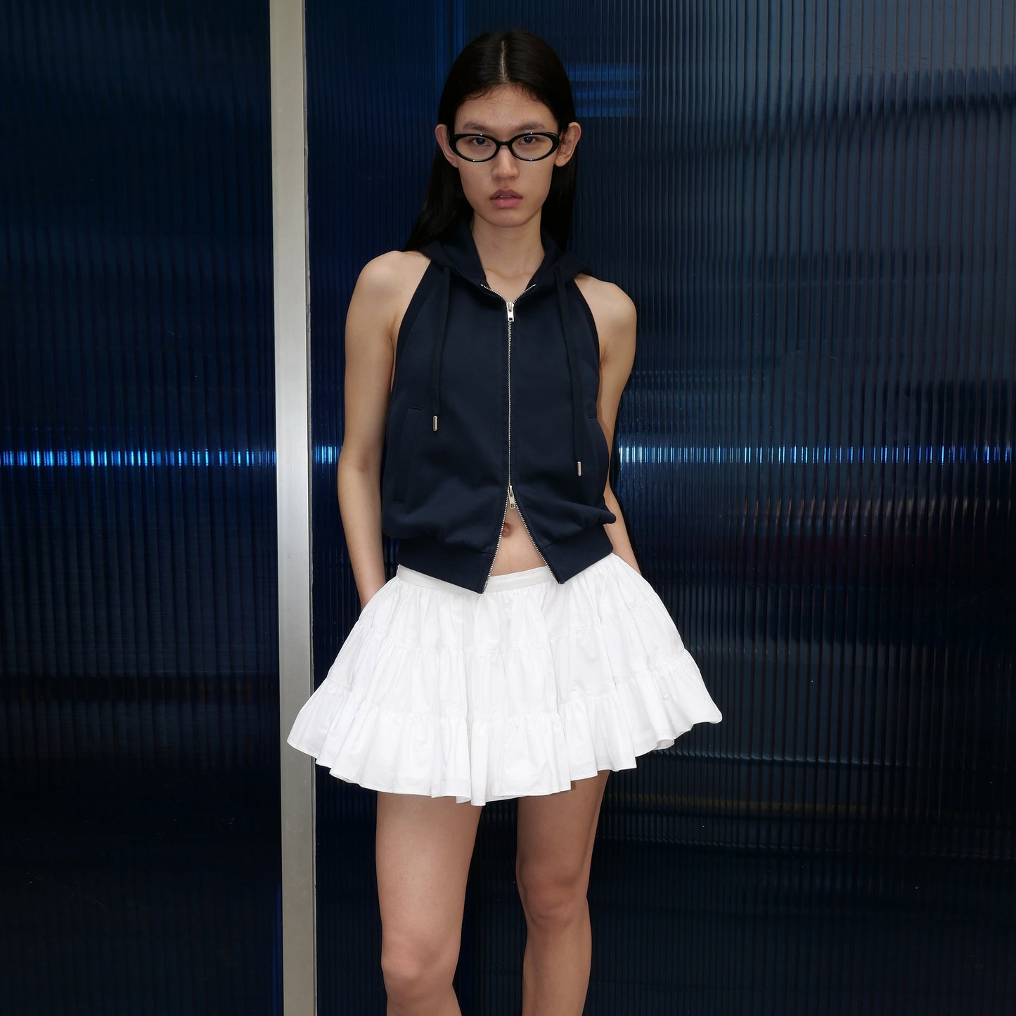 The Zip-up Hoodie with Detachable Sleeves