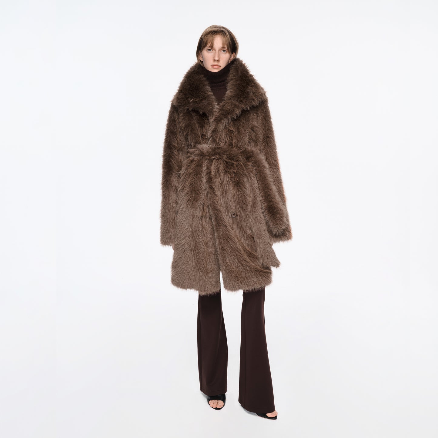 The Faux-fur Four Pocket Coat