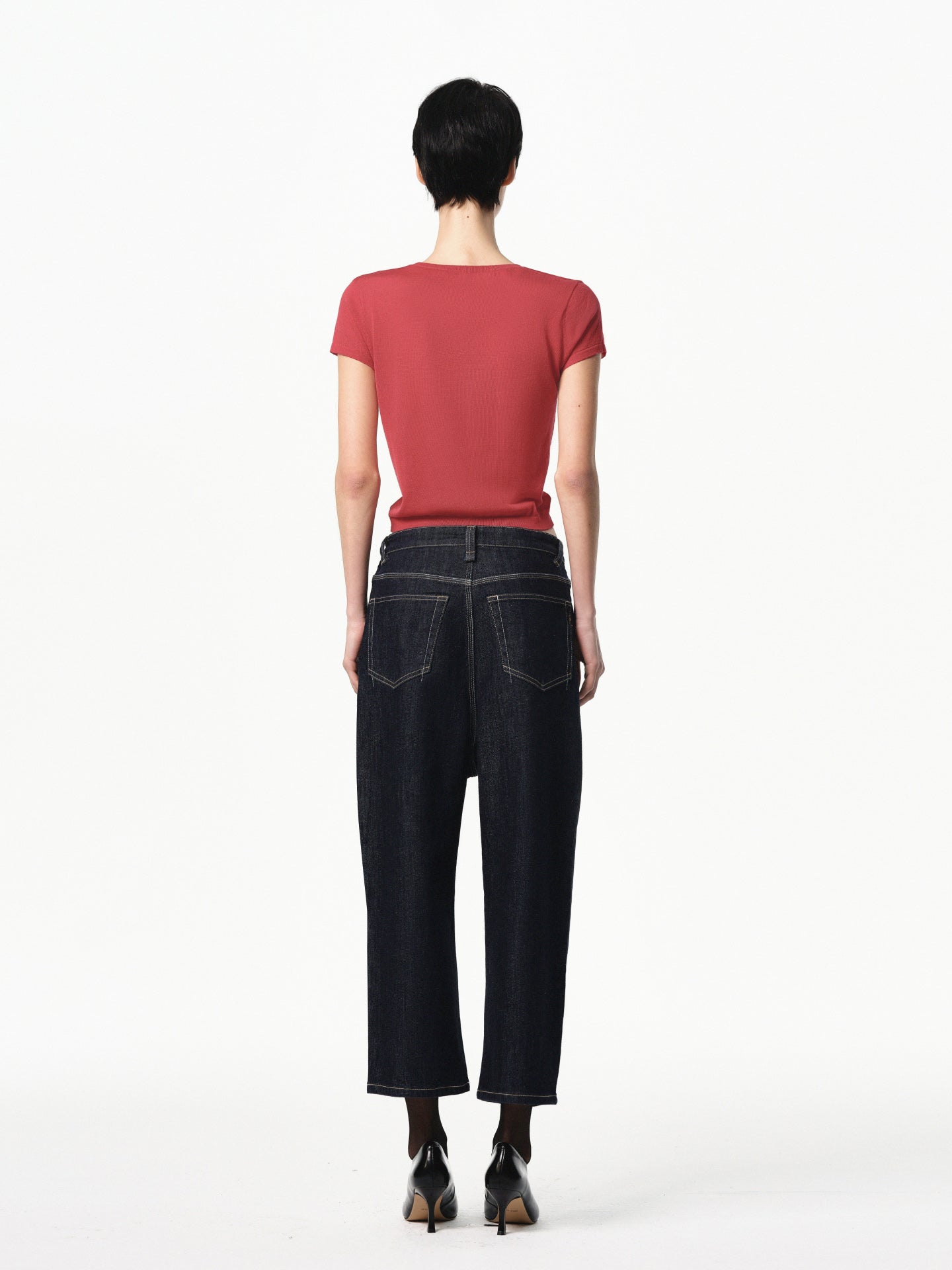 “Dandy” Relaxed Cropped Jeans