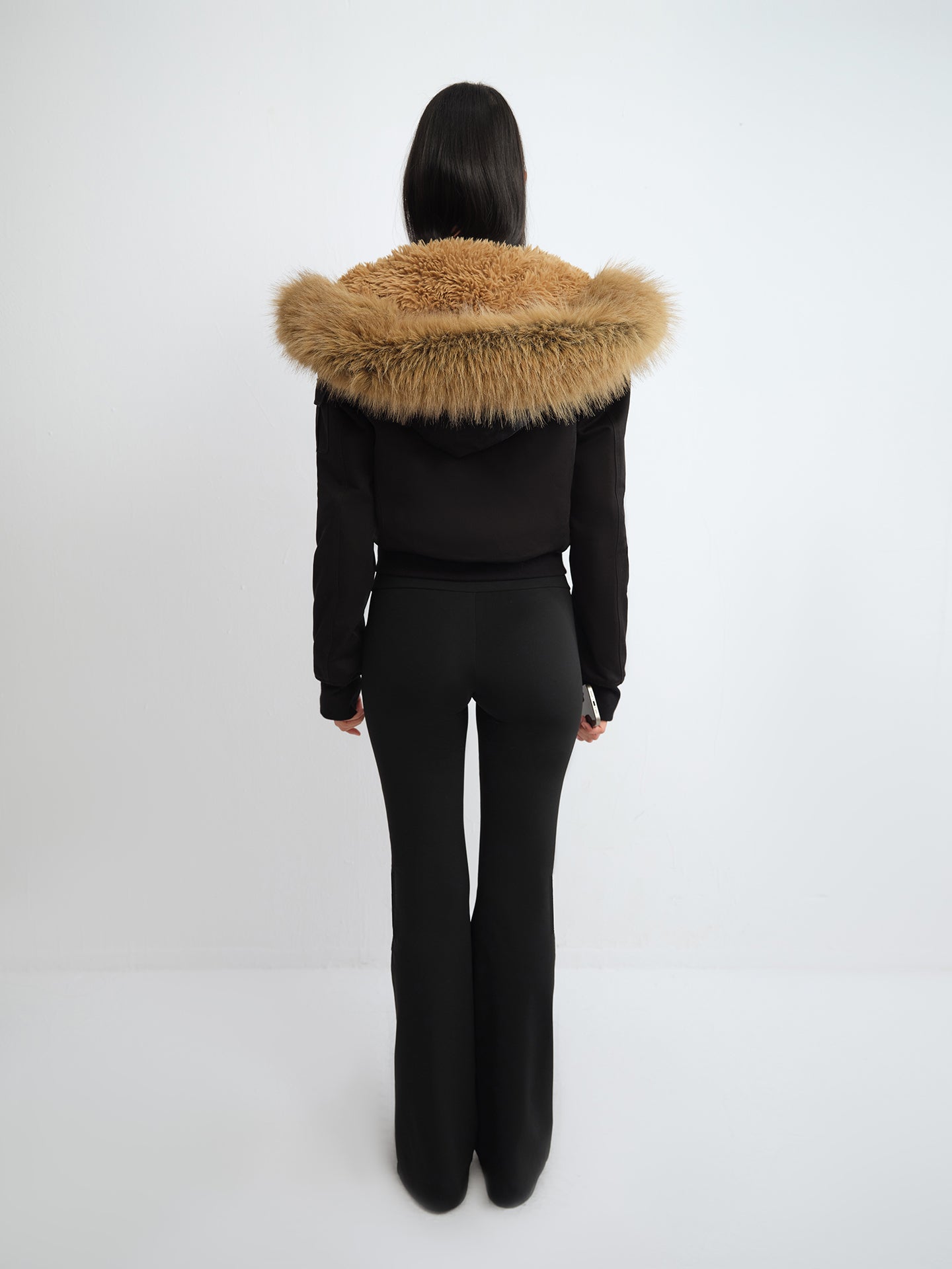 Fur Collar Plush Lining Parka