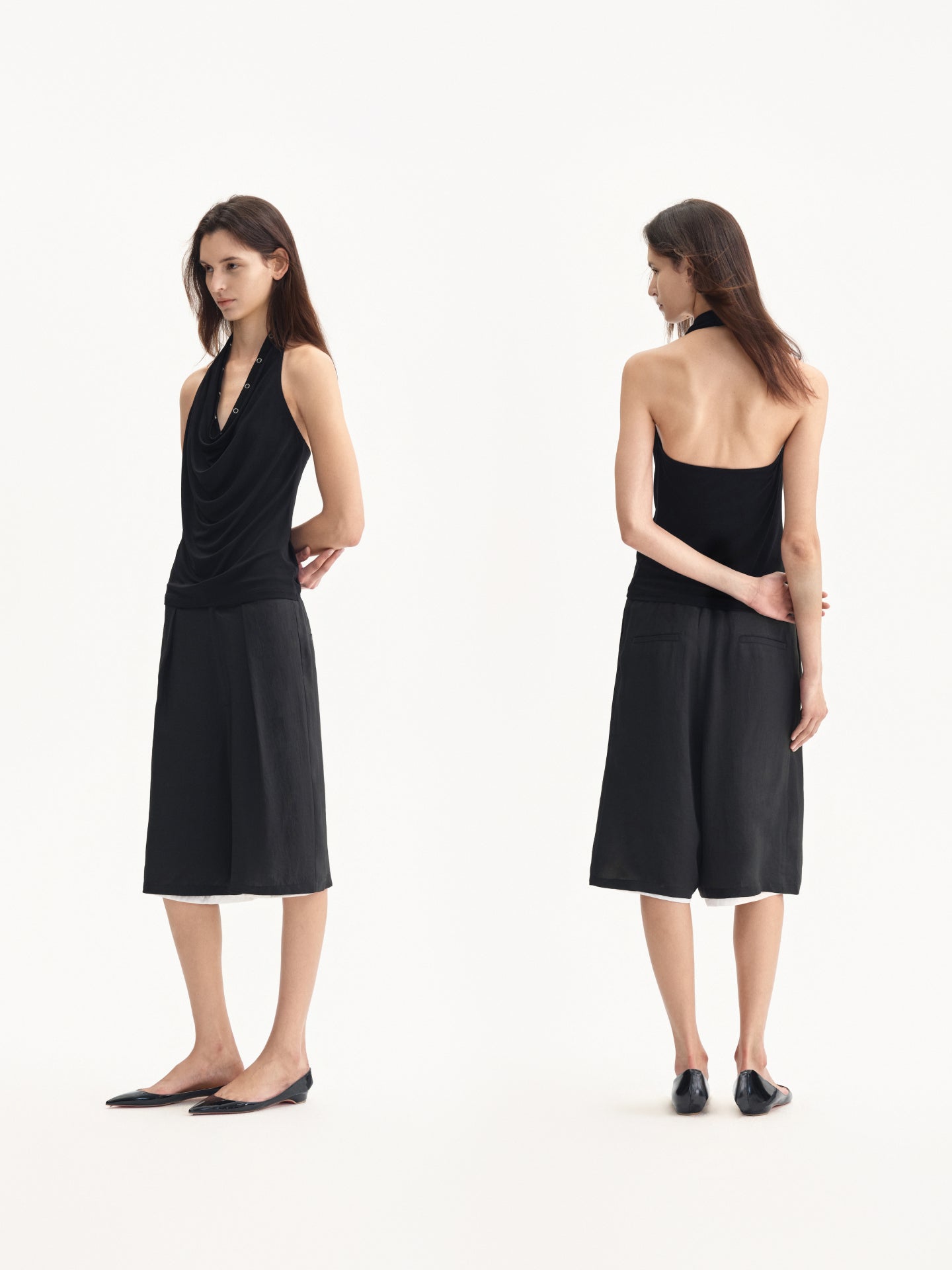 “Shore Breeze” Linen Bermuda Shorts