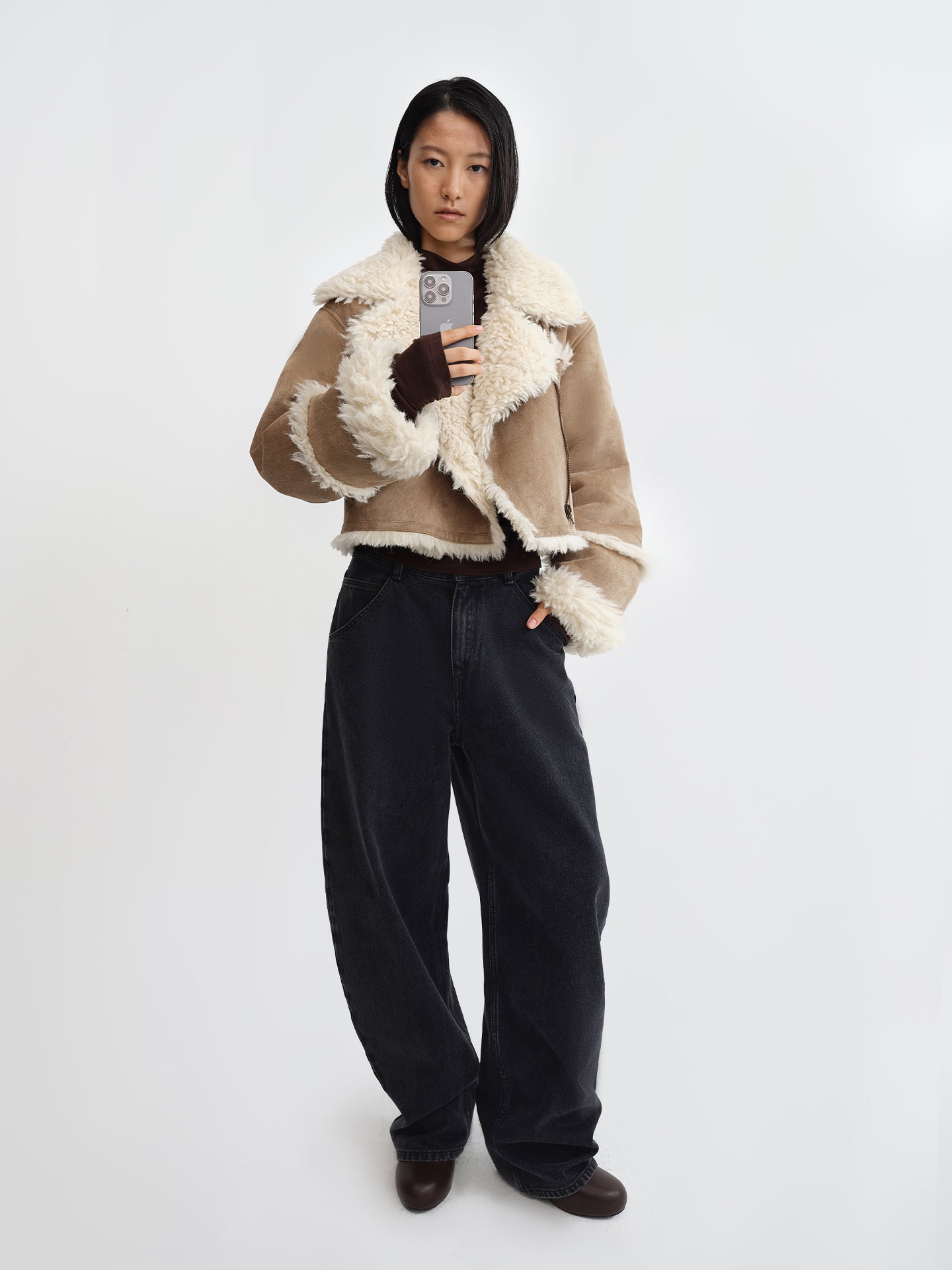 Tilda Mid-Rise Banana Denim Pants