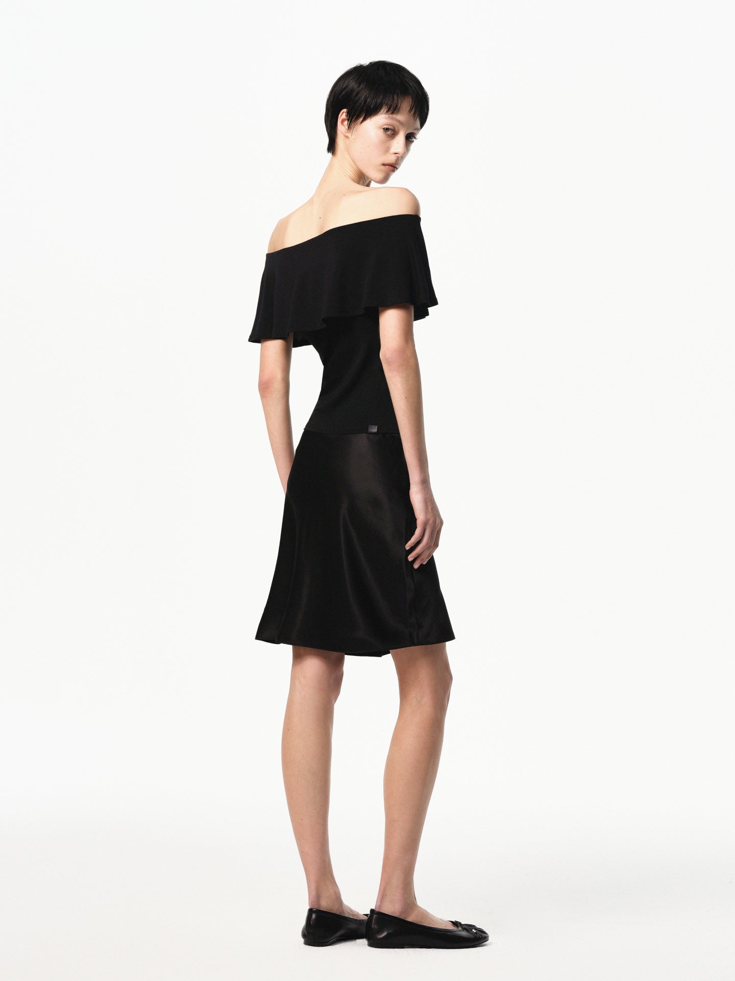“Classique” Bias-cut Satin Skirt
