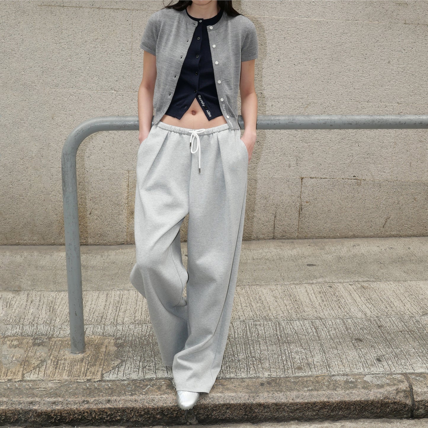 The Jacquard Short Sleeves Cardigan