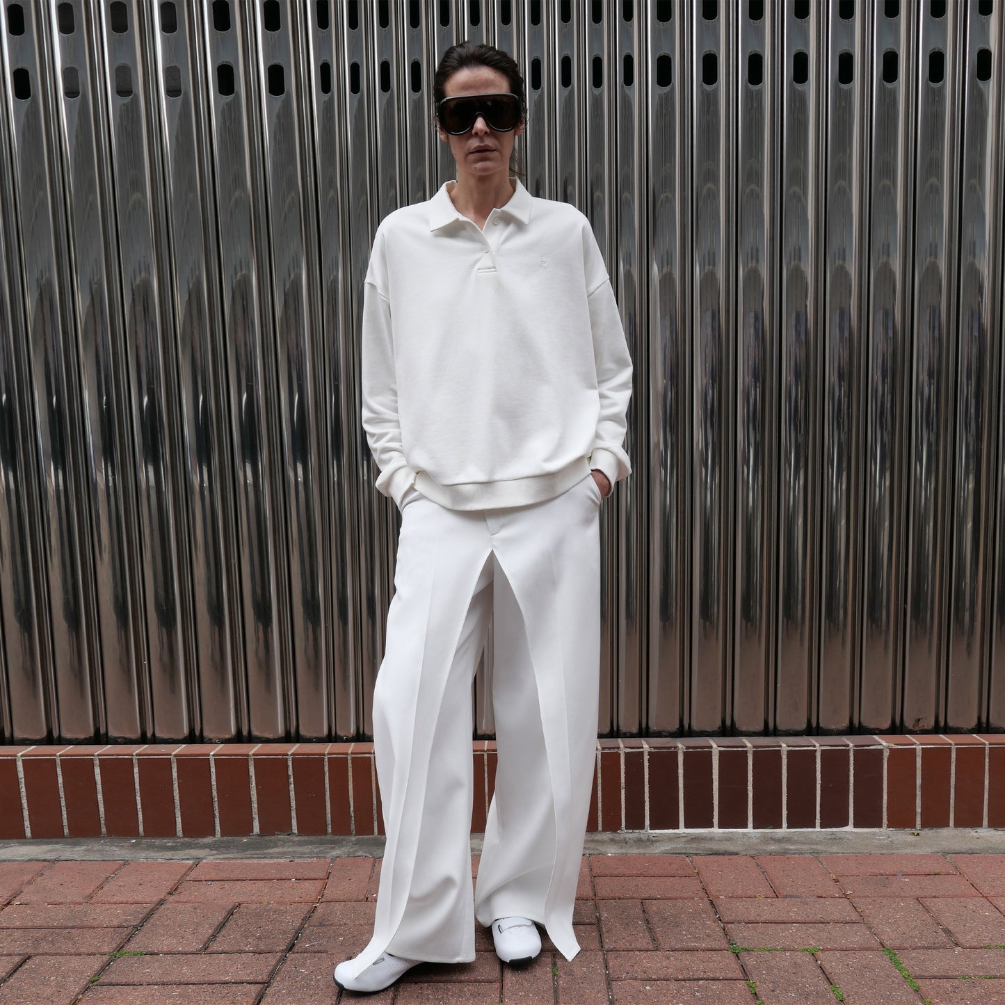 The Two-button Relaxed Polo Shirt