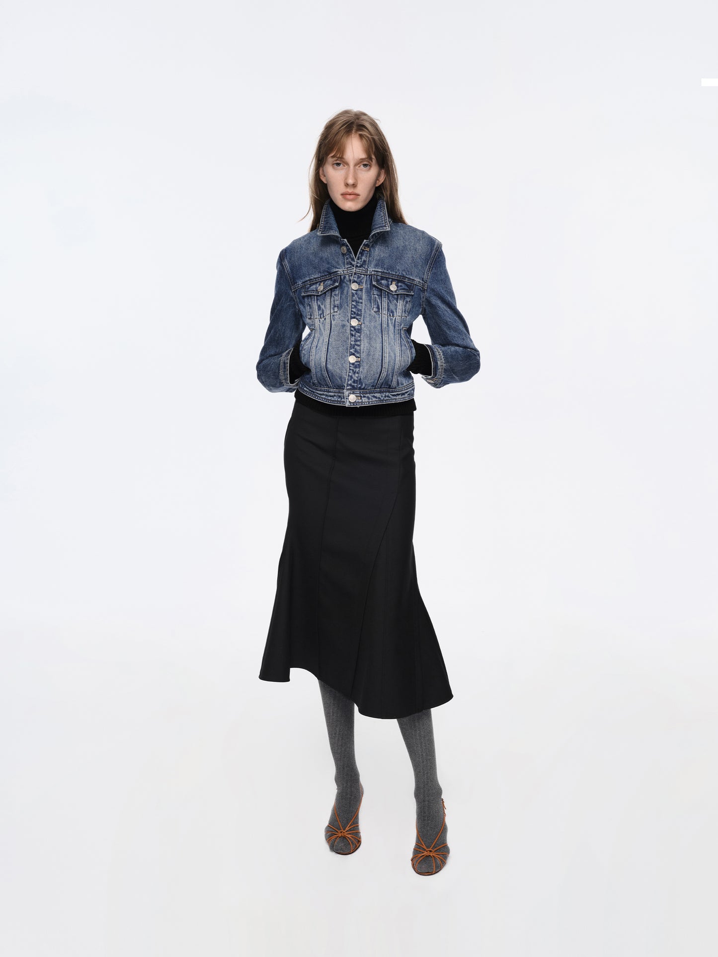 The Asymmetrical Structured Fishtail Skirt