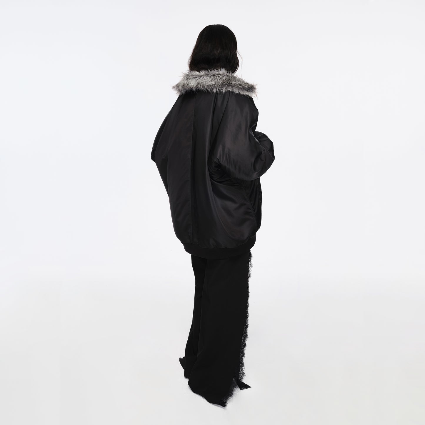 The Oversized Shearling-Lined Bomber Jacket