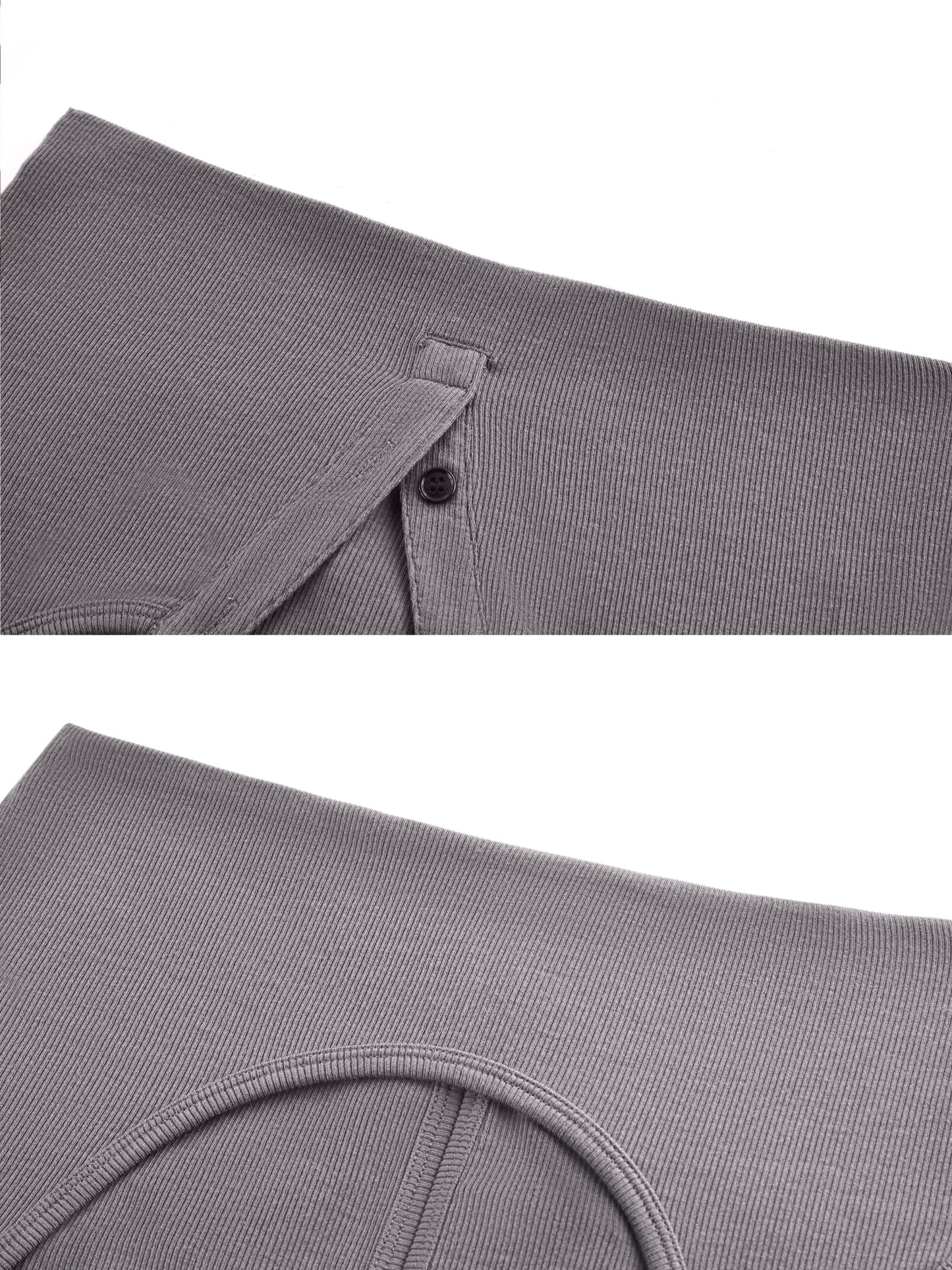 Fold-Over Knitted Maxi Skirt