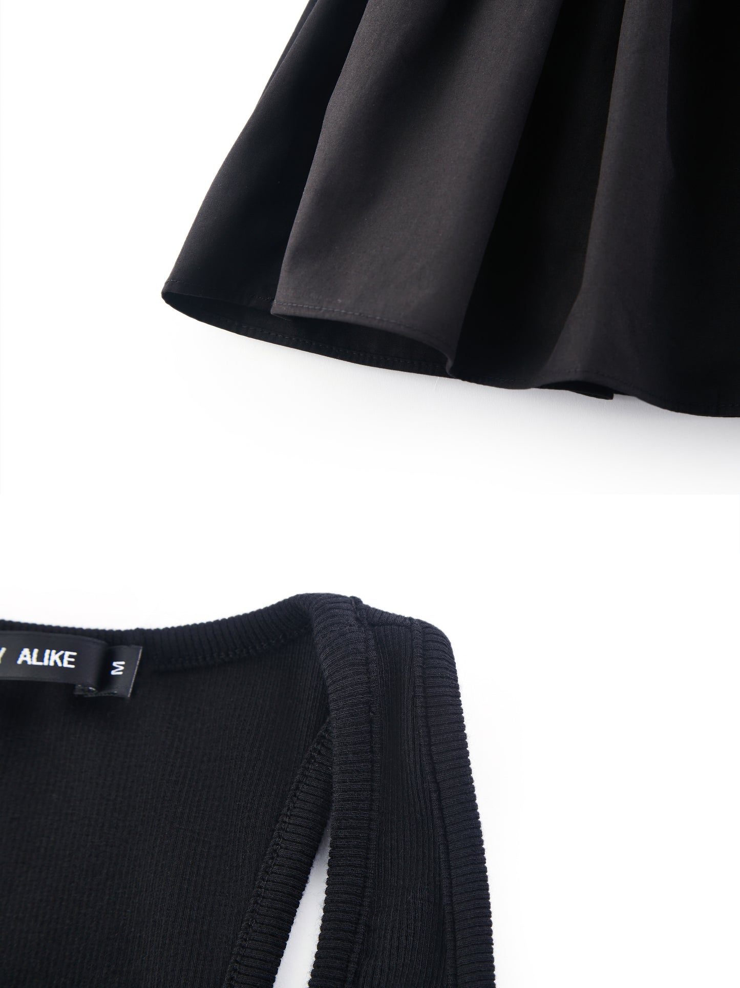 Ruched Puff-Hem Tank Dress