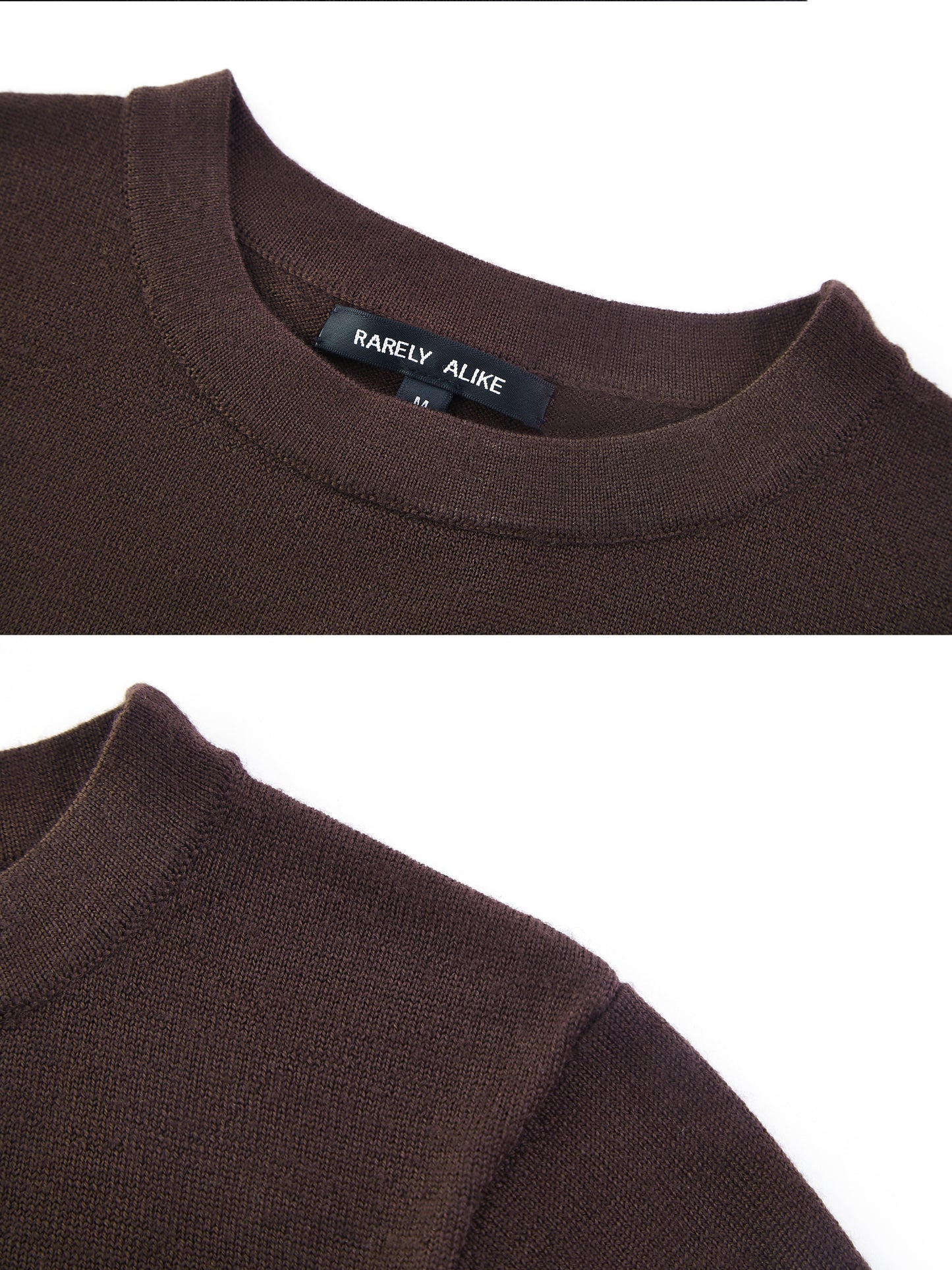 Detachable Colorblock Wool Top