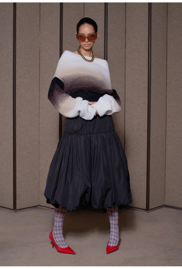 "Dusk" Off-shoulder Two-way Jumper
