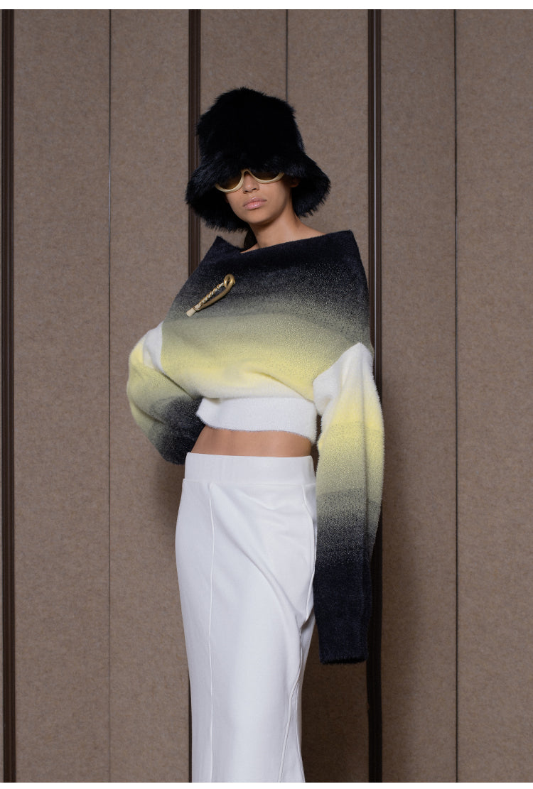 "Dawn" Off-shoulder Two-way Jumper