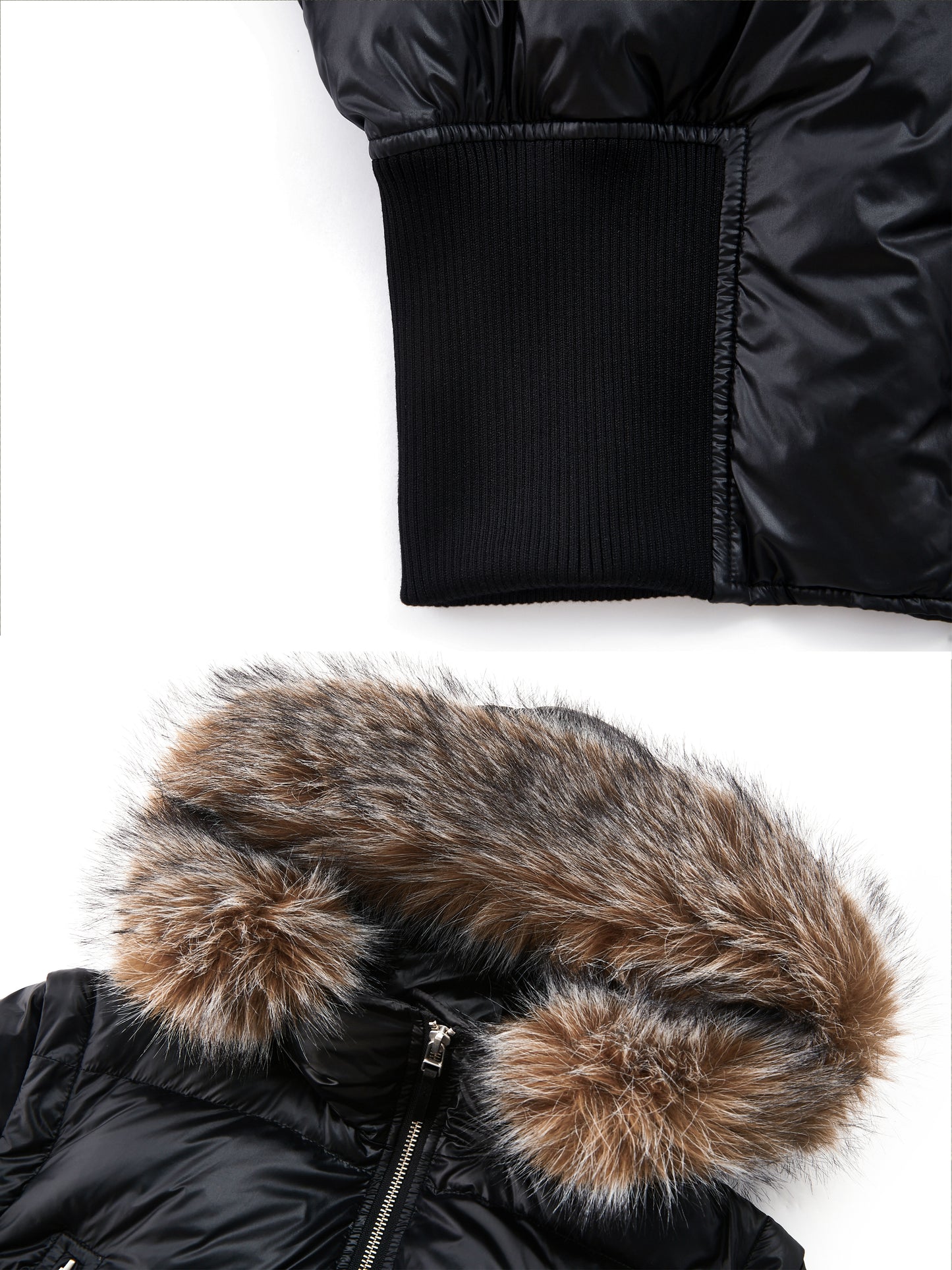 The Detachable Sleeve Fitted Down Jacket