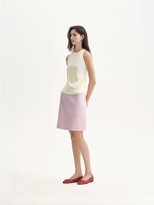 Modal Contrast Layered Tank Top