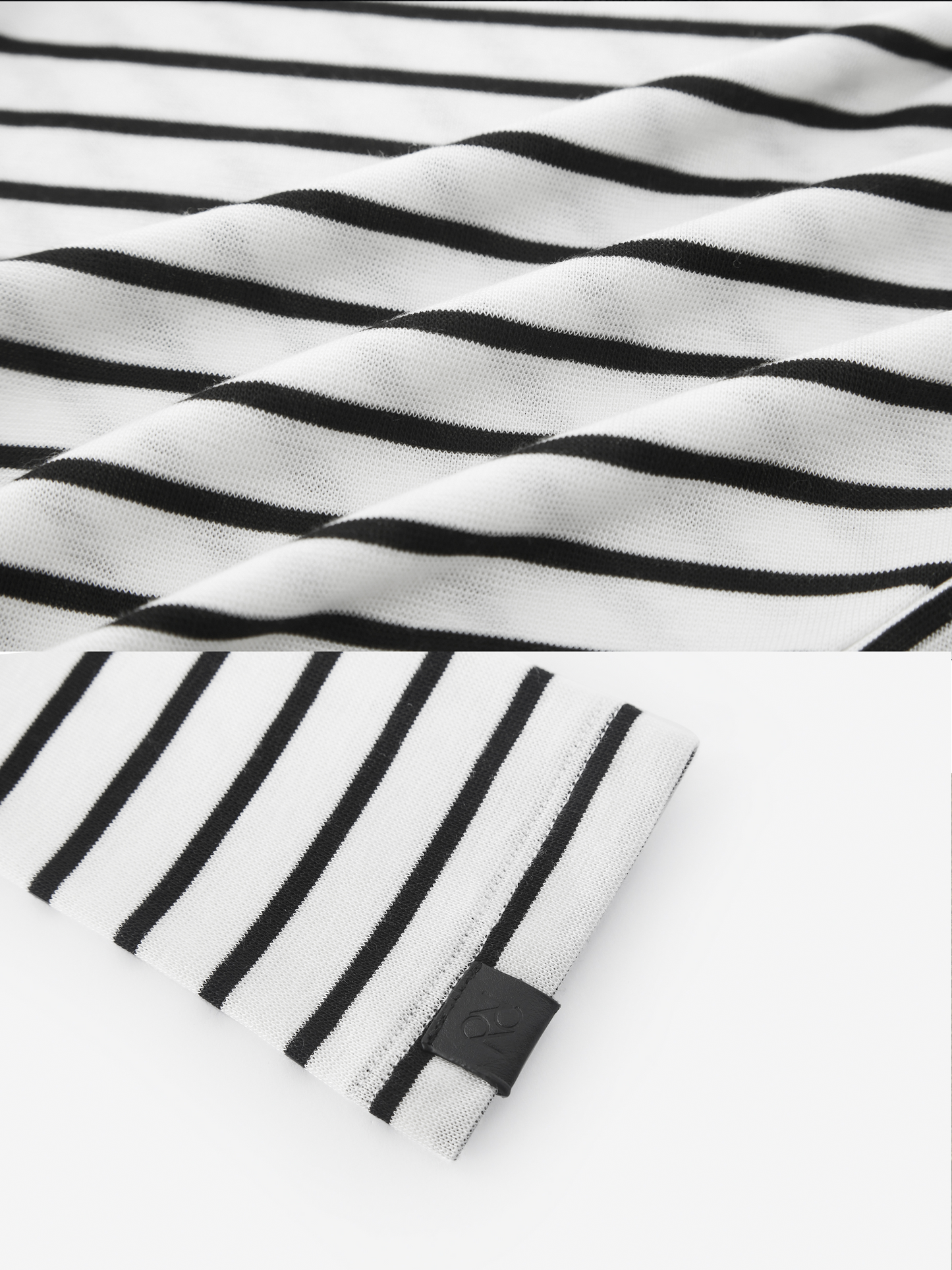 The Asymmetric One-Shoulder Stripe Top