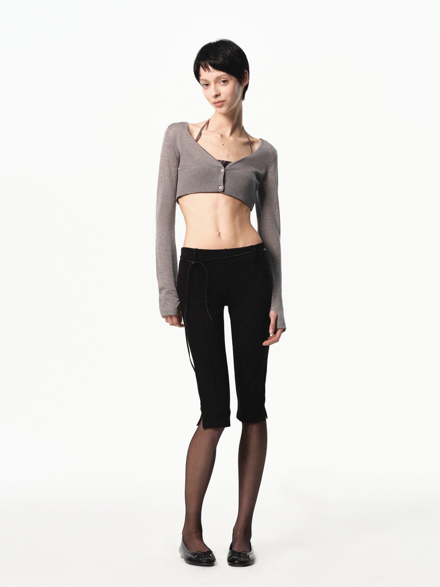 “Edit” Mid-rise Stretch Capri Pants