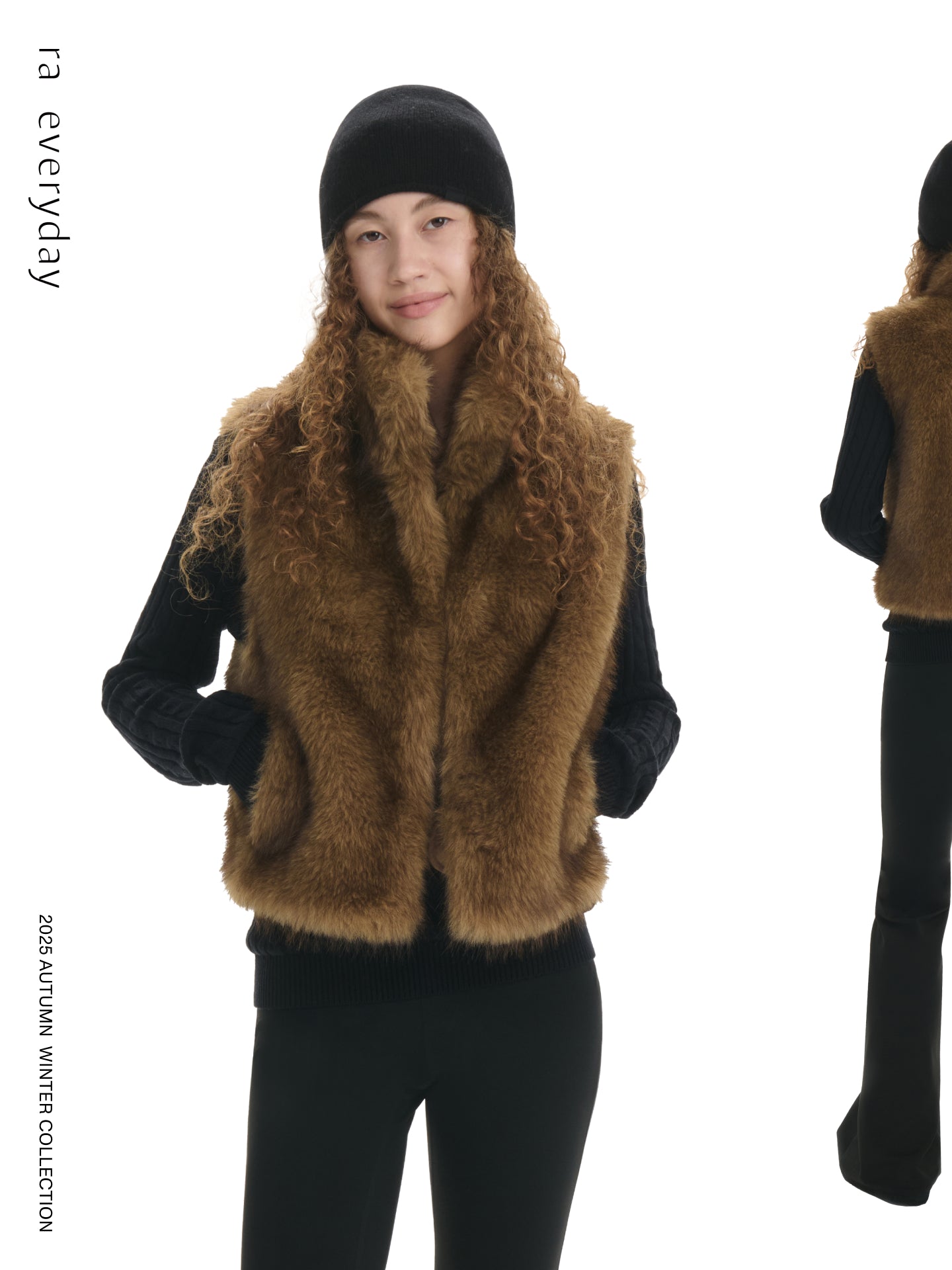 Faux Fur Cropped Vest