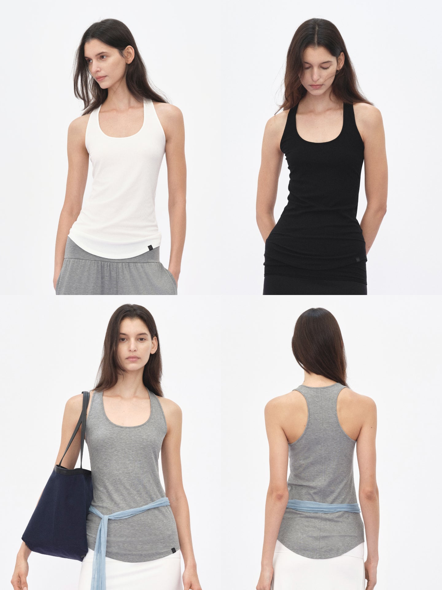 Lyocell Waterdrop Racerback Tank