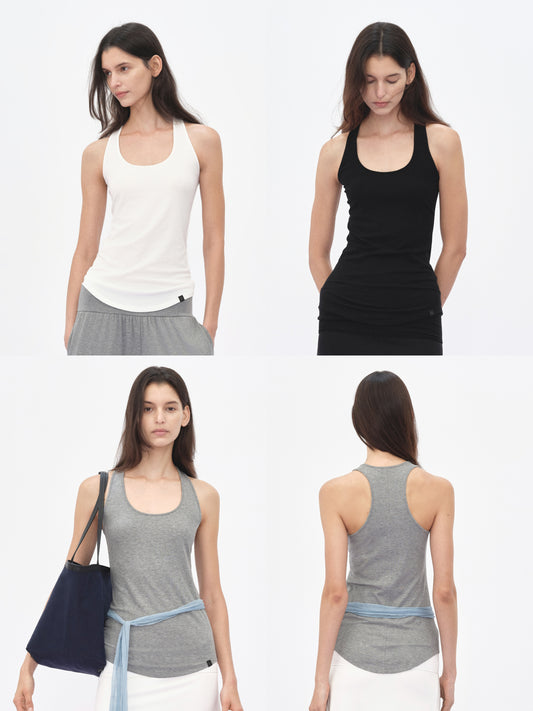Lyocell Waterdrop Racerback Tank