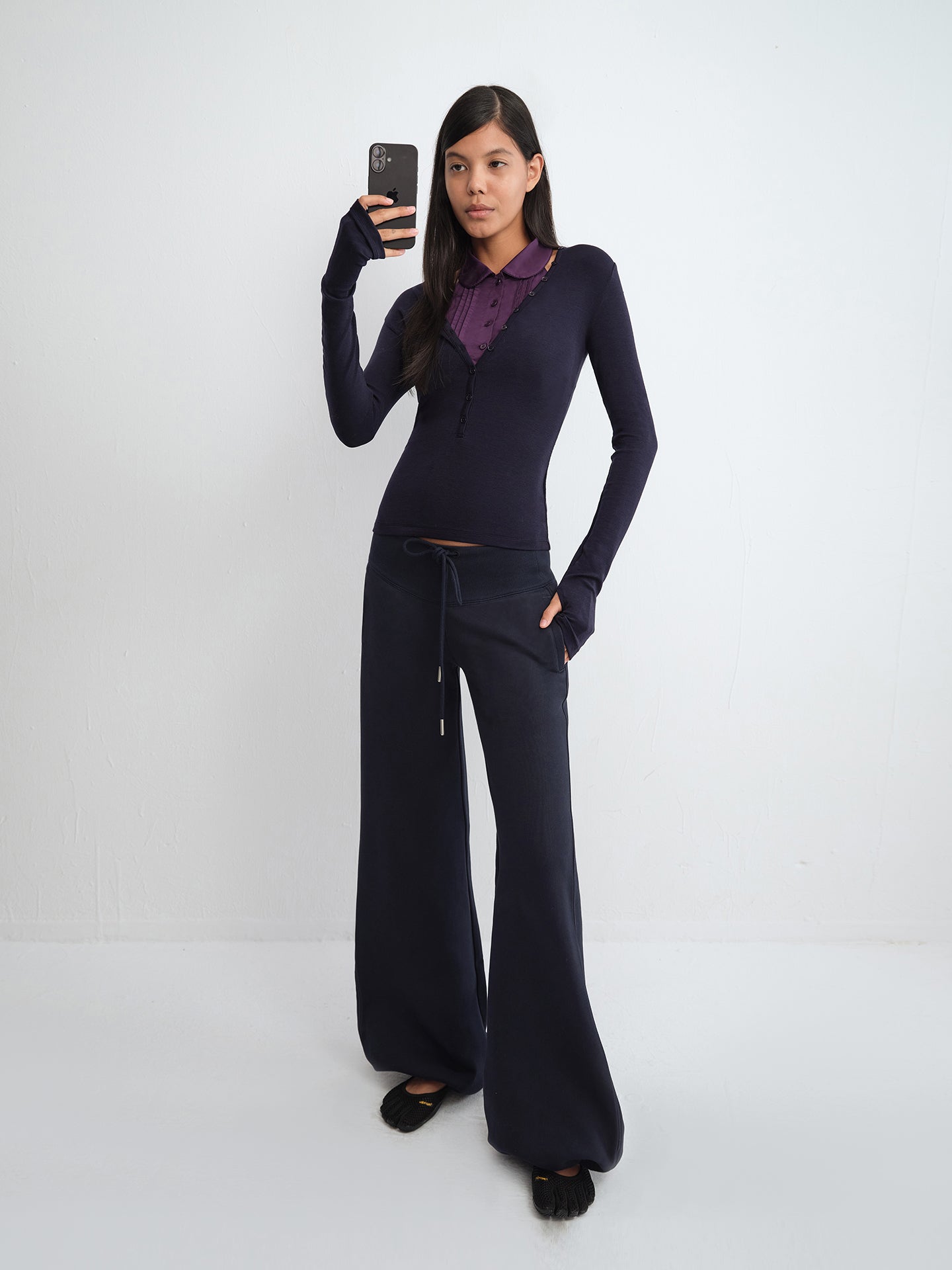 "Take A Walk" Flared Sweat Pants