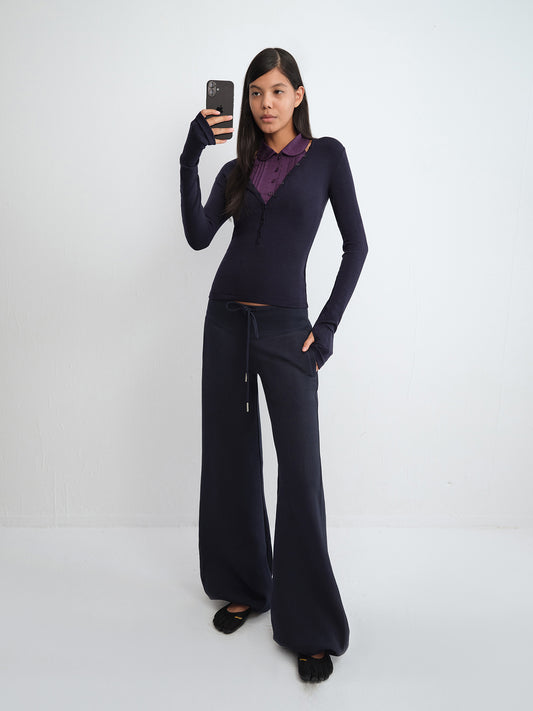 "Take A Walk" Flared Sweat Pants