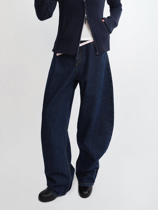 Tilda Mid-Rise Banana Denim Pants