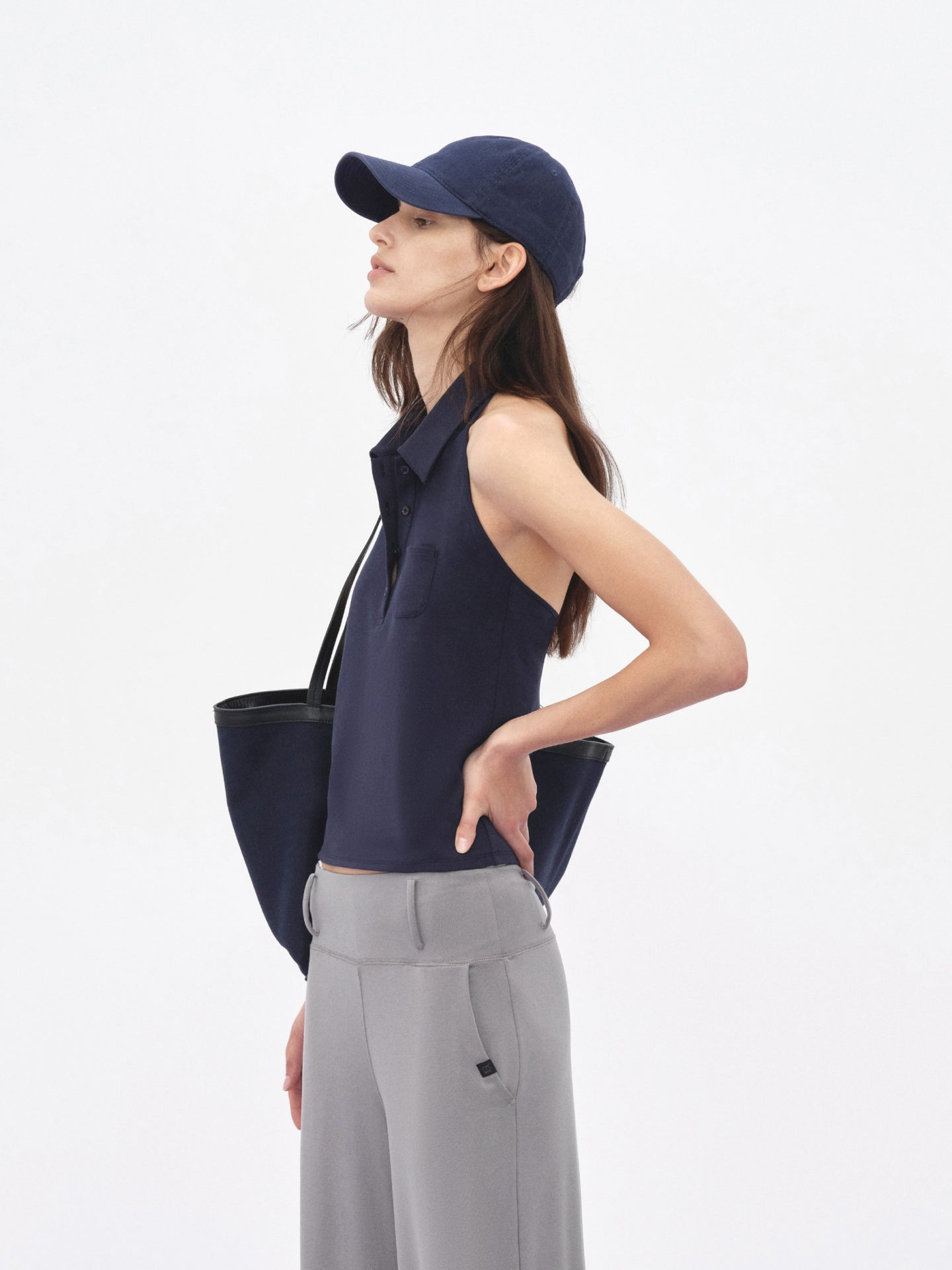 “Light It” Halter Polo Tank
