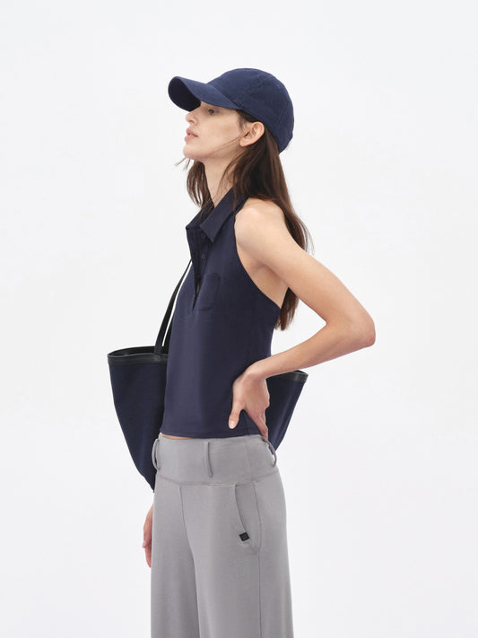 “Light It” Halter Polo Tank