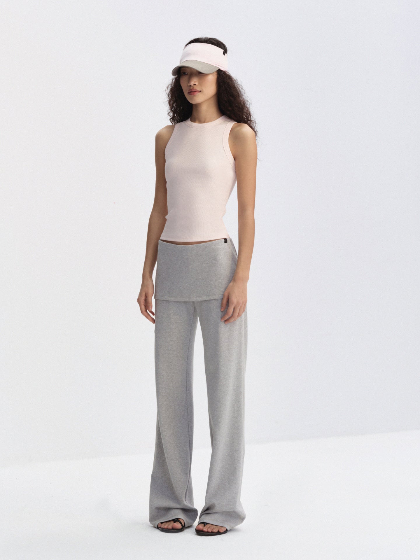 Contour Ribbed Racer Tank