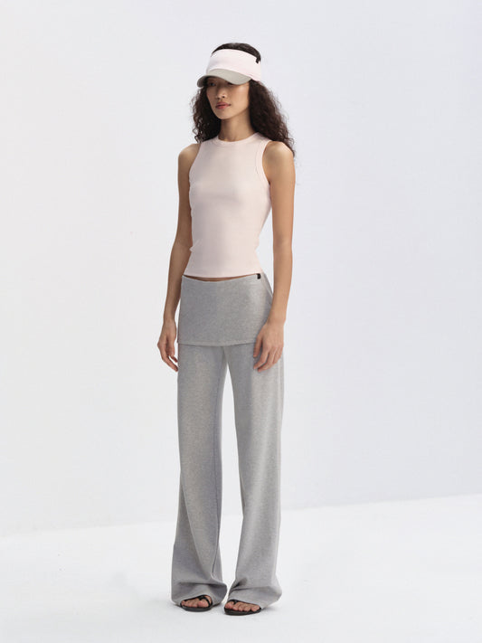 Contour Ribbed Racer Tank