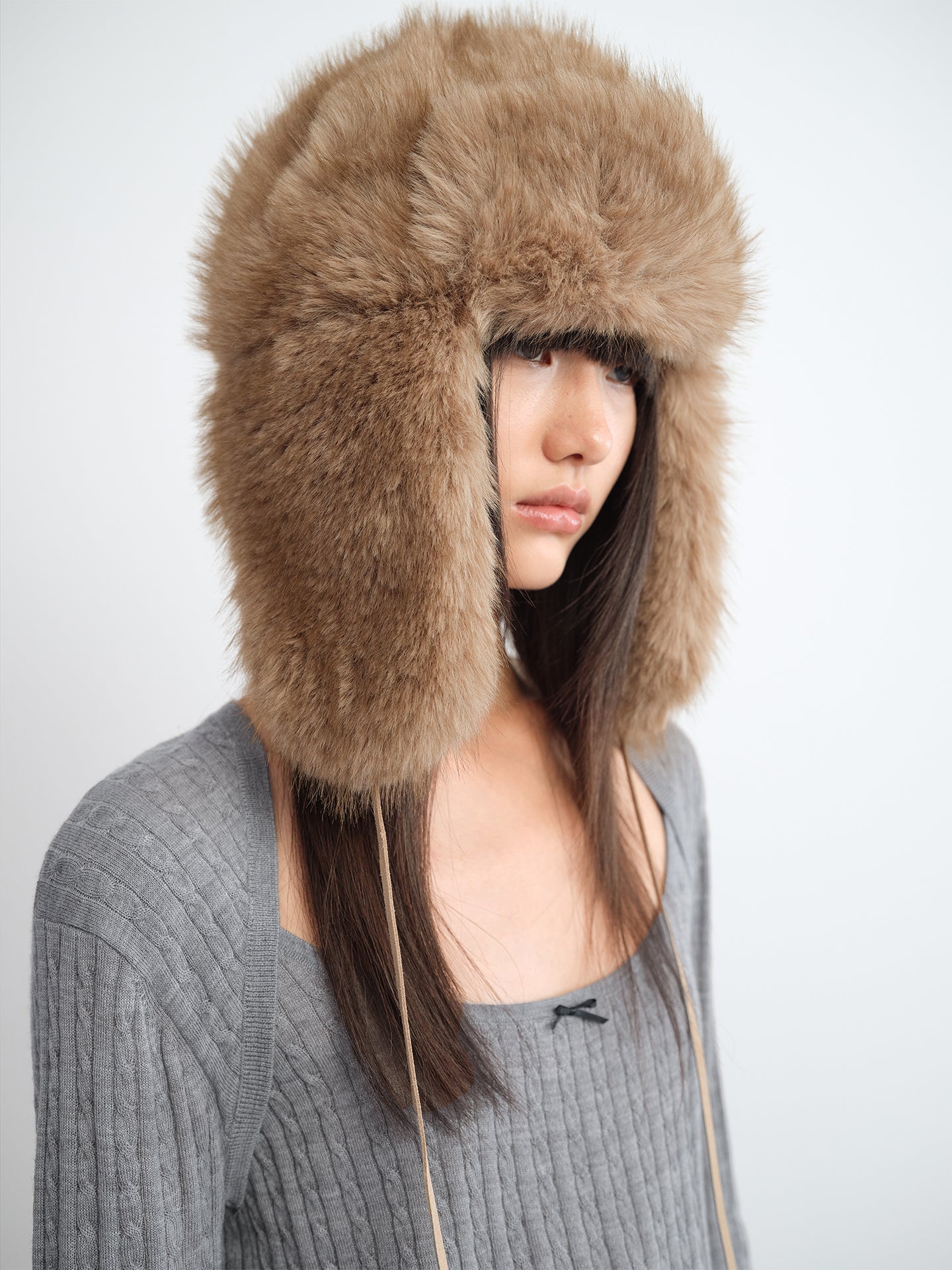 Luma Faux Fur Trapper Hat – Rarely Alike