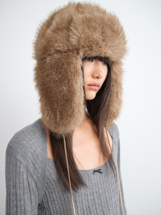 Luma Faux Fur Trapper Hat