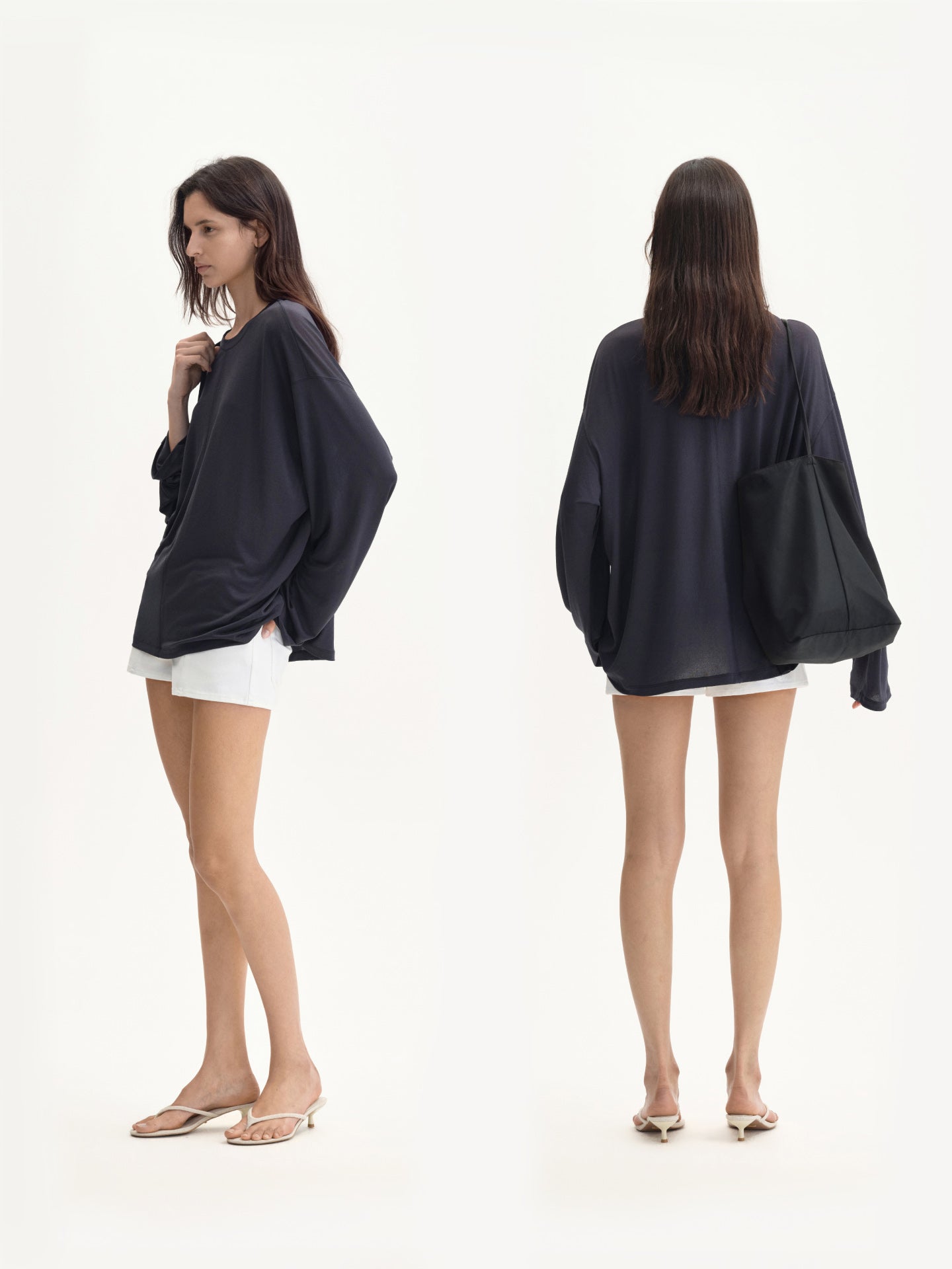 “Paper Silhouette” Sheer Acetate T-shirt