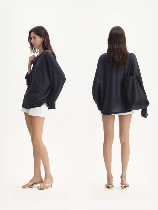 “Paper Silhouette” Sheer Acetate T-shirt