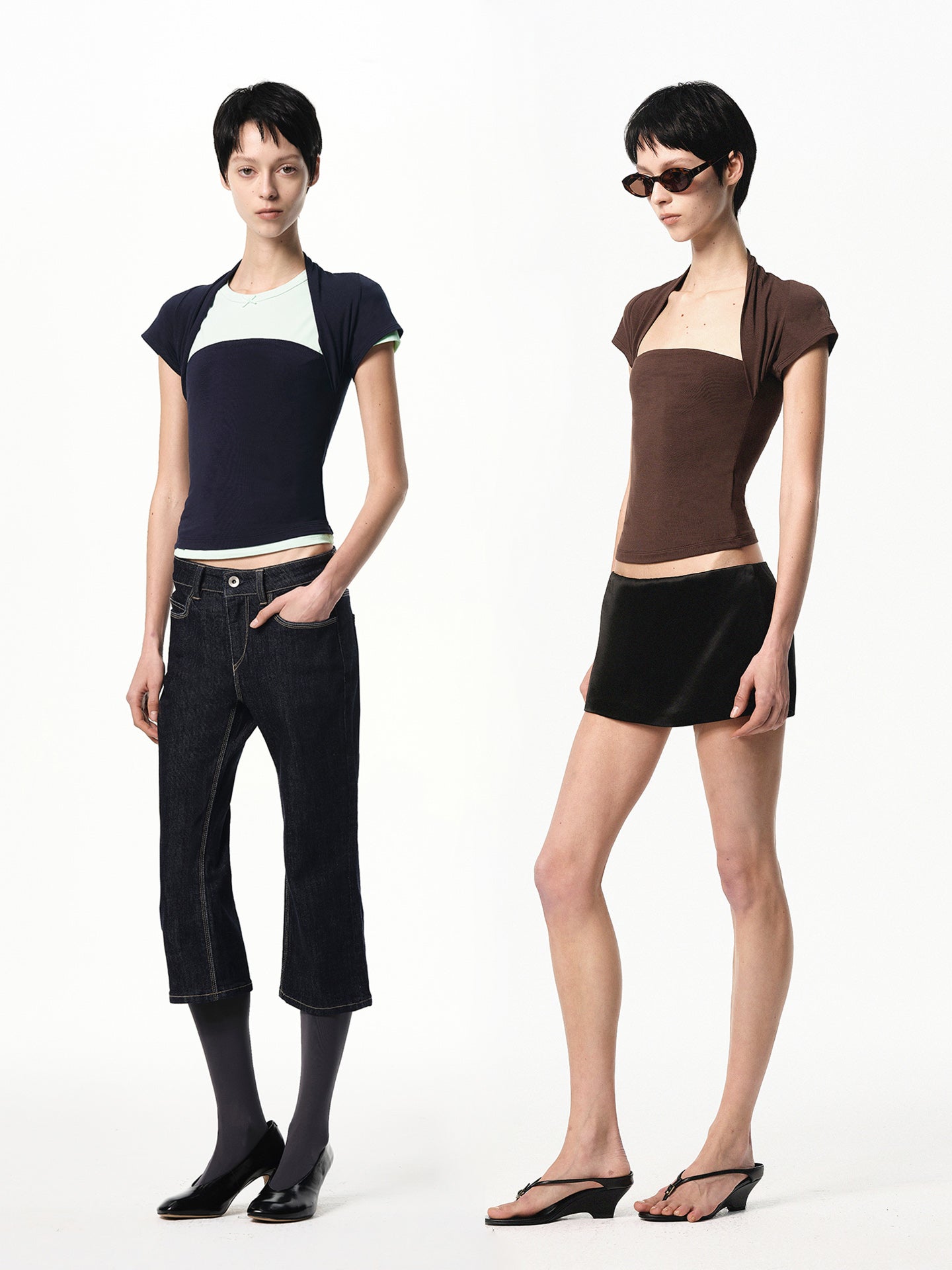 “Signature” Layered Short Sleeve T-shirt
