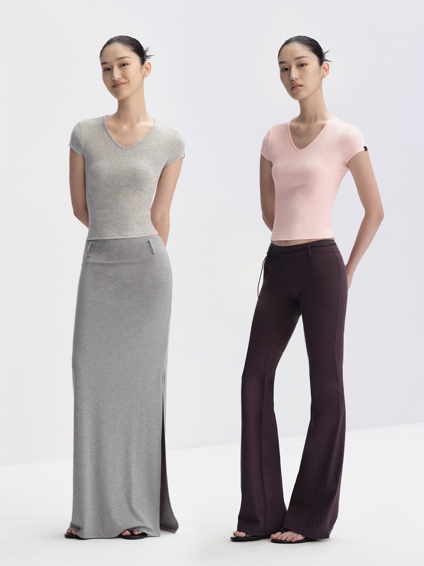 “Hourglass” V-Neck T-Shirt