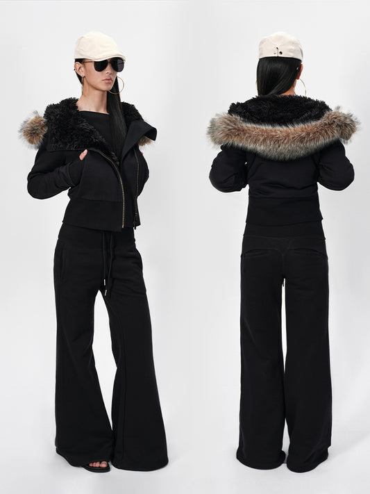 The Hooded Fur Collar Puffer